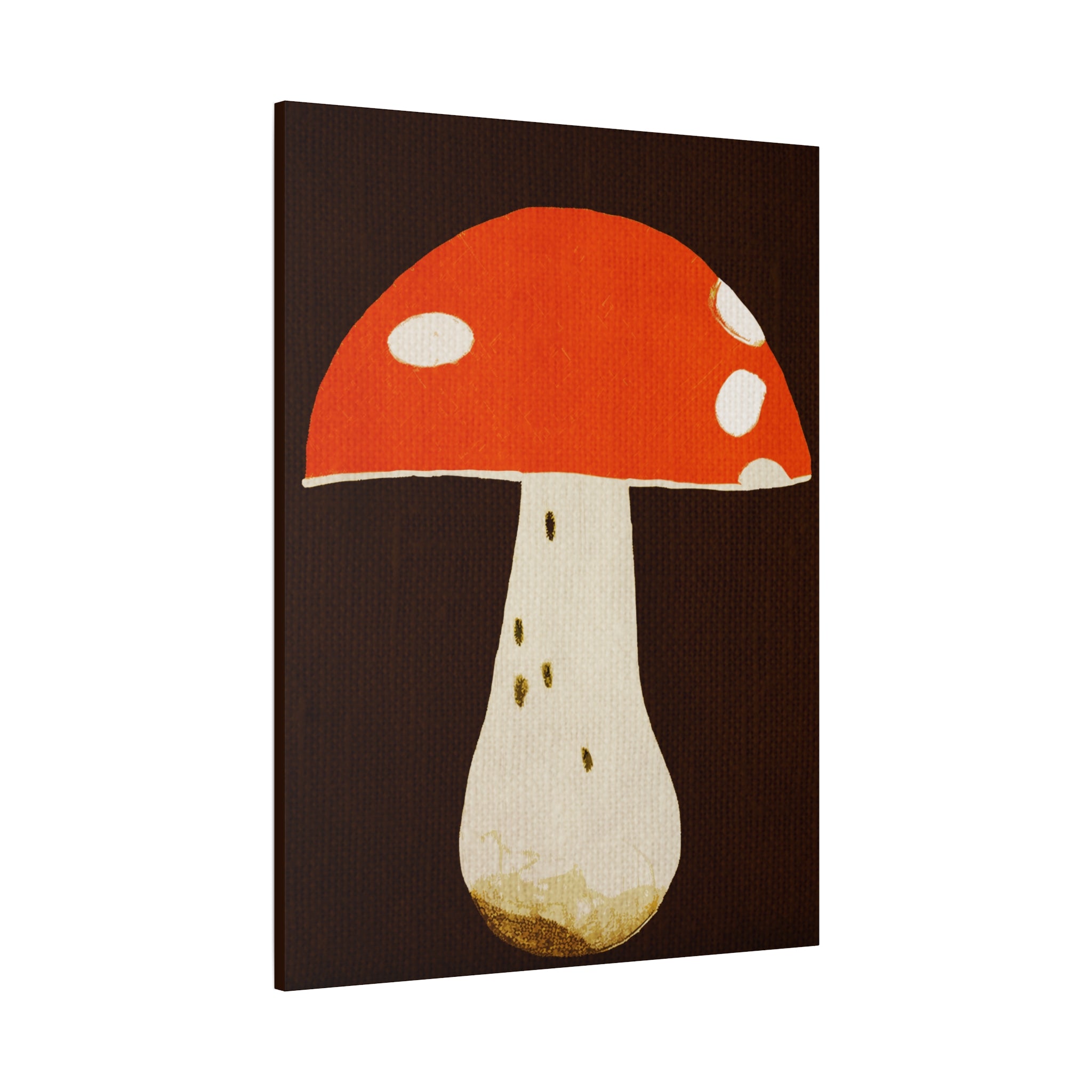 Midwest Modern Mushroom Forage Print - Spring is Coming - Matte Canvas, Stretched, 1.25"