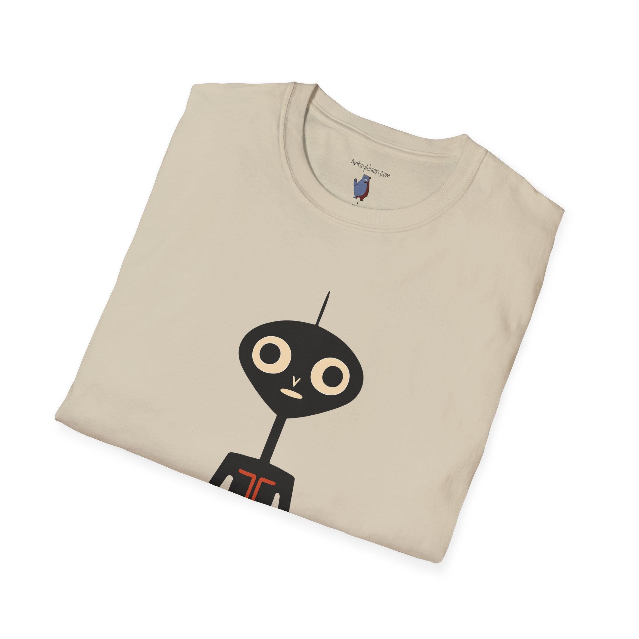 Midwest Modern UAP Alien Number One Graphic Art Tee - 100% Cotton T-Shirt