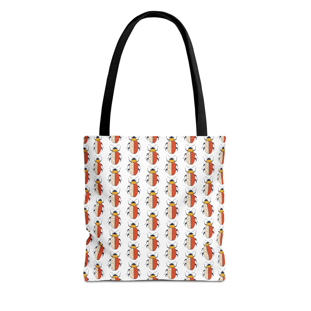 Midwest Mod Colorful Beetle Tote Bag, Eco-Friendly Shopping Bag, Beach Tote, Gift for Nature Lovers, Summer Accessory, Lightweight Carryall