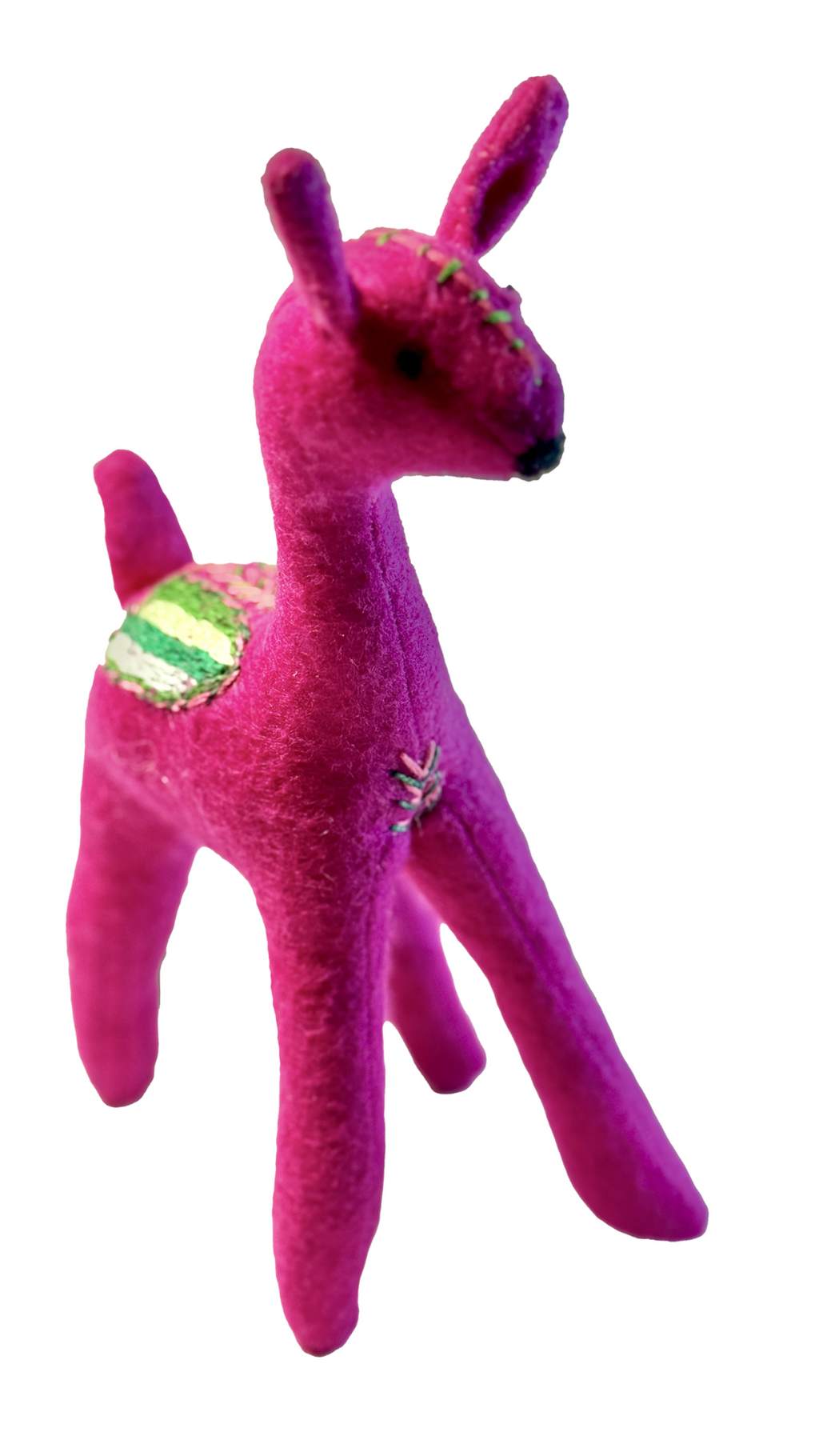 One of Kind Deer Soft Textile Art Plush Home Decor