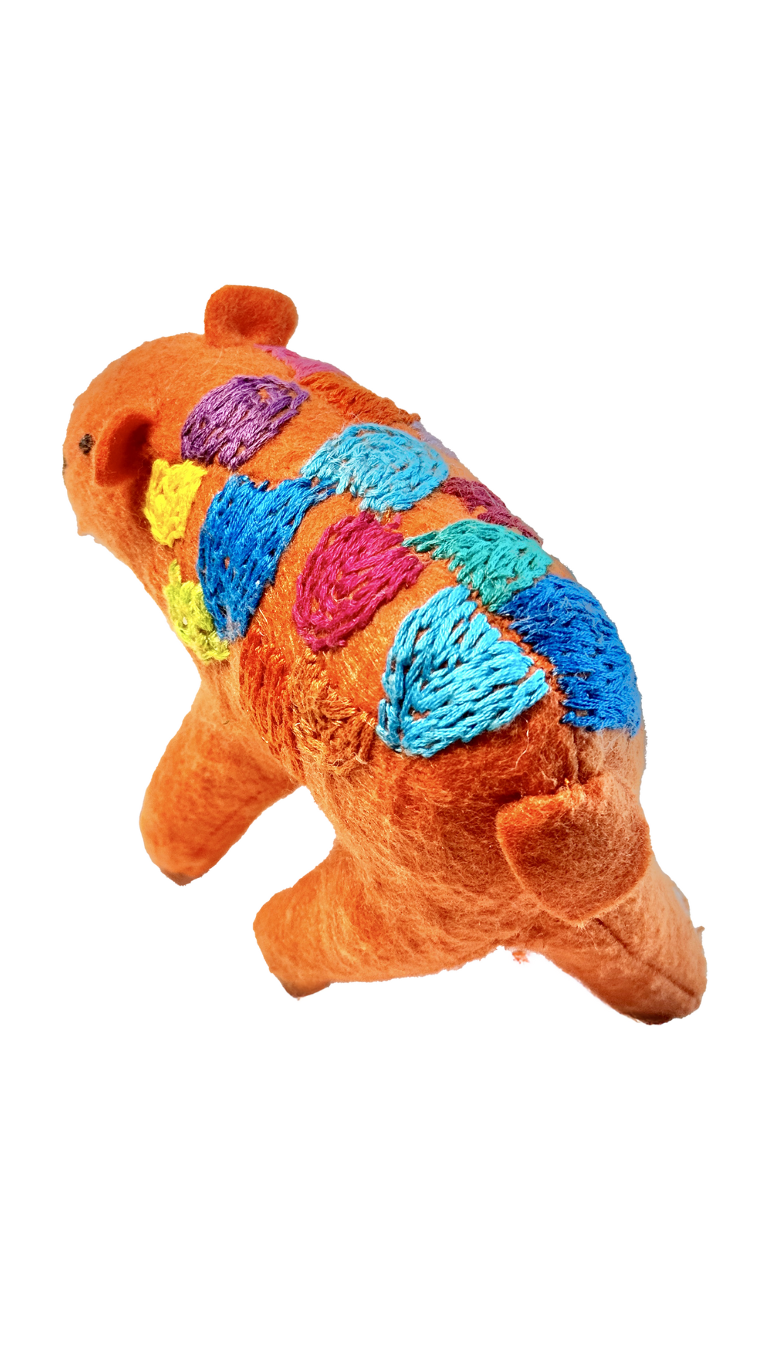 One of a Kind Bear Soft Art Textile Plush Decor