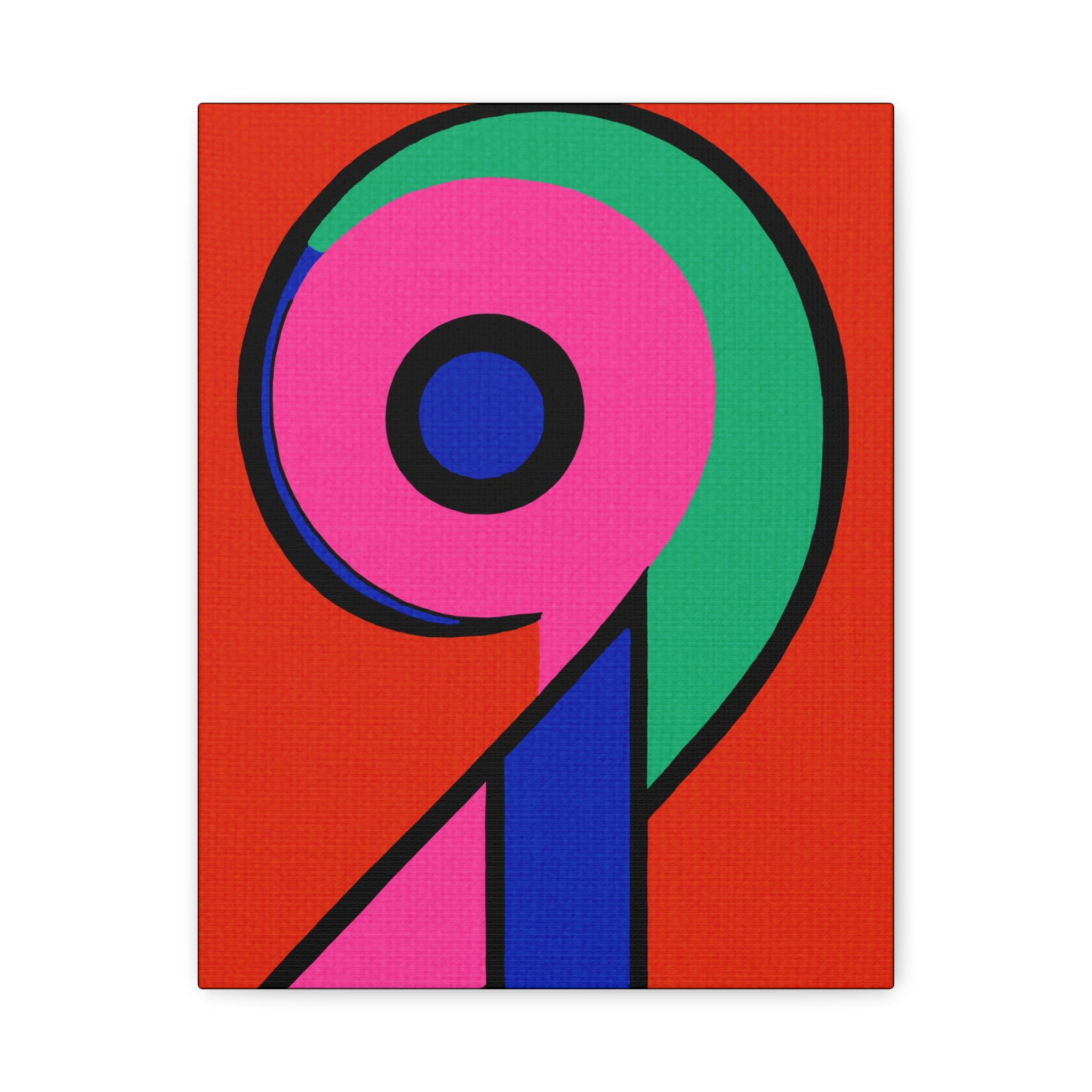 The Number Nine - Matte Canvas, Stretched, 1.25"