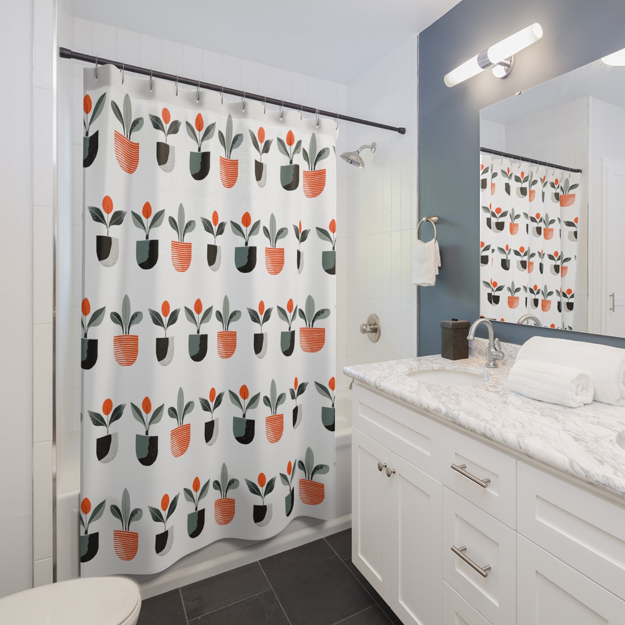Houseplants LOVE Shower Curtain