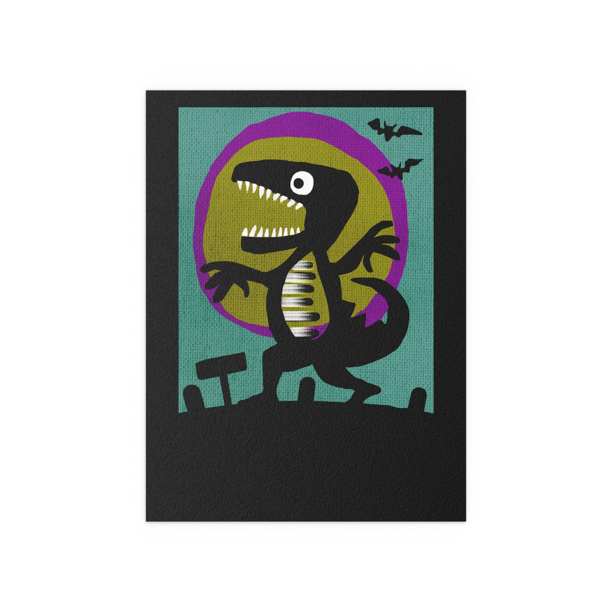 Midwest Mod Family Friendly Godzilla Seasonal Silk Poster, Indoor and Outdoor Decor, Unique Home Decor, Seasonal Decor, Halloween, Godzilla, Monsters