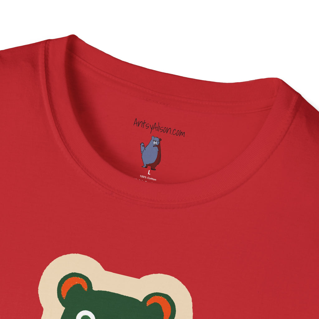 Mod Gumball Bear Graphic Art Tee - 100% Cotton T-Shirt