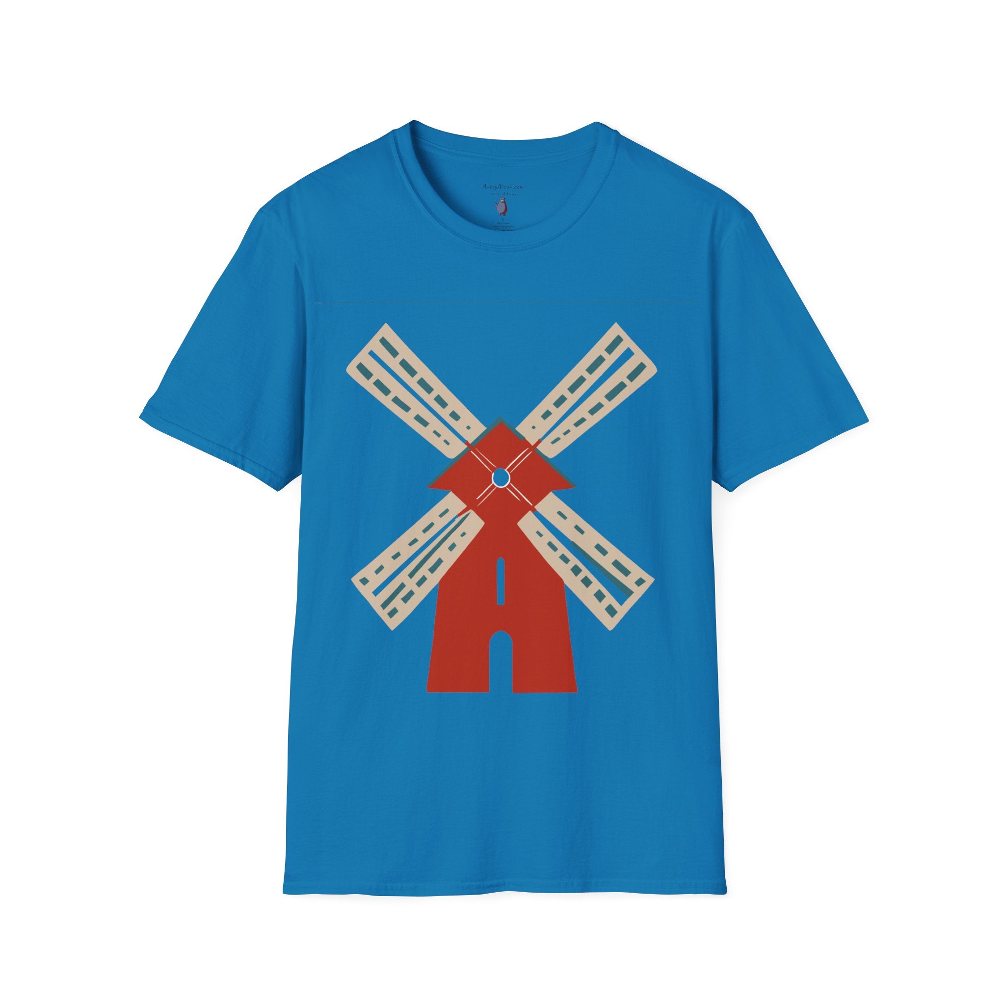 Modern Windmill - Unisex Softstyle Graphic T-Shirt