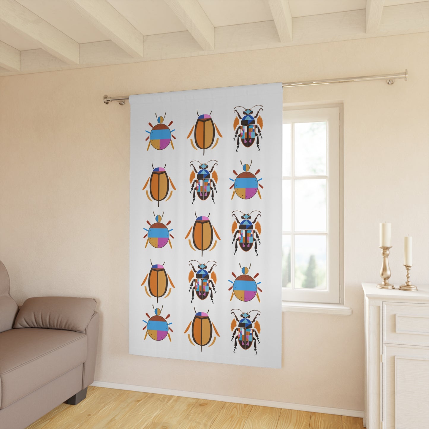 Bug Love Window Curtains (1 Piece)