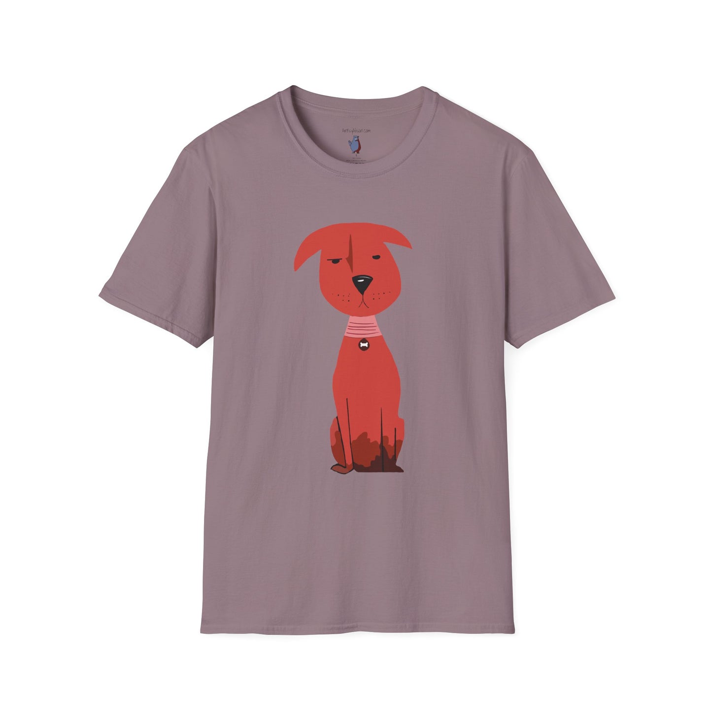 Scrappy Little Dog Graphic Art Tee - 100% Cotton T-Shirt