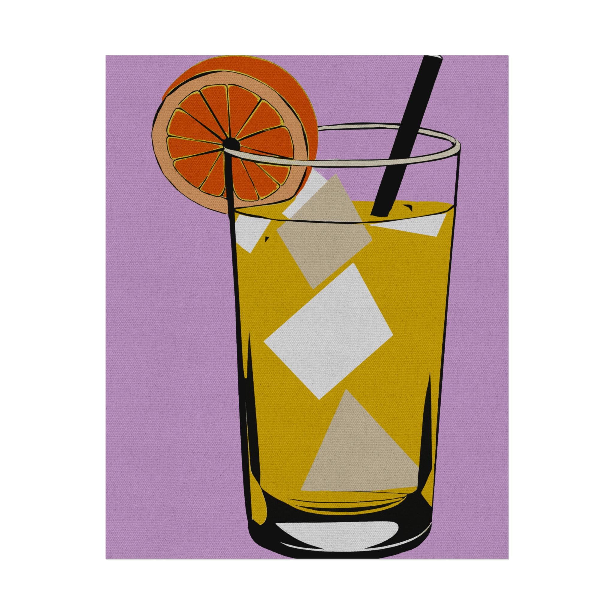 Comfort Food Pop Art Print - Lemonade Rolled Poster | Wall Art, Midwest Mod, Comfort Food, Lemonade, Lemons, Refreshment