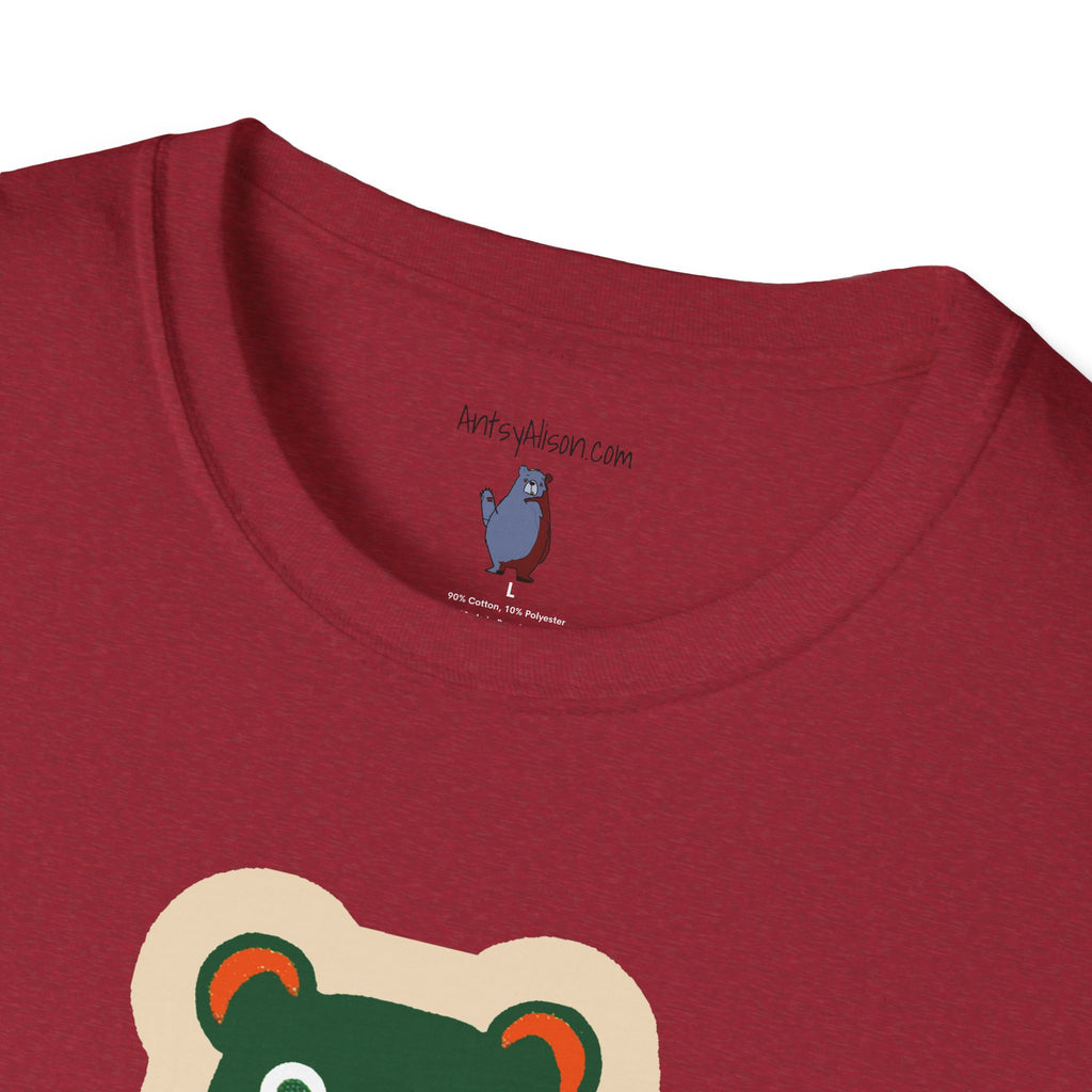 Mod Gumball Bear Graphic Art Tee - 100% Cotton T-Shirt