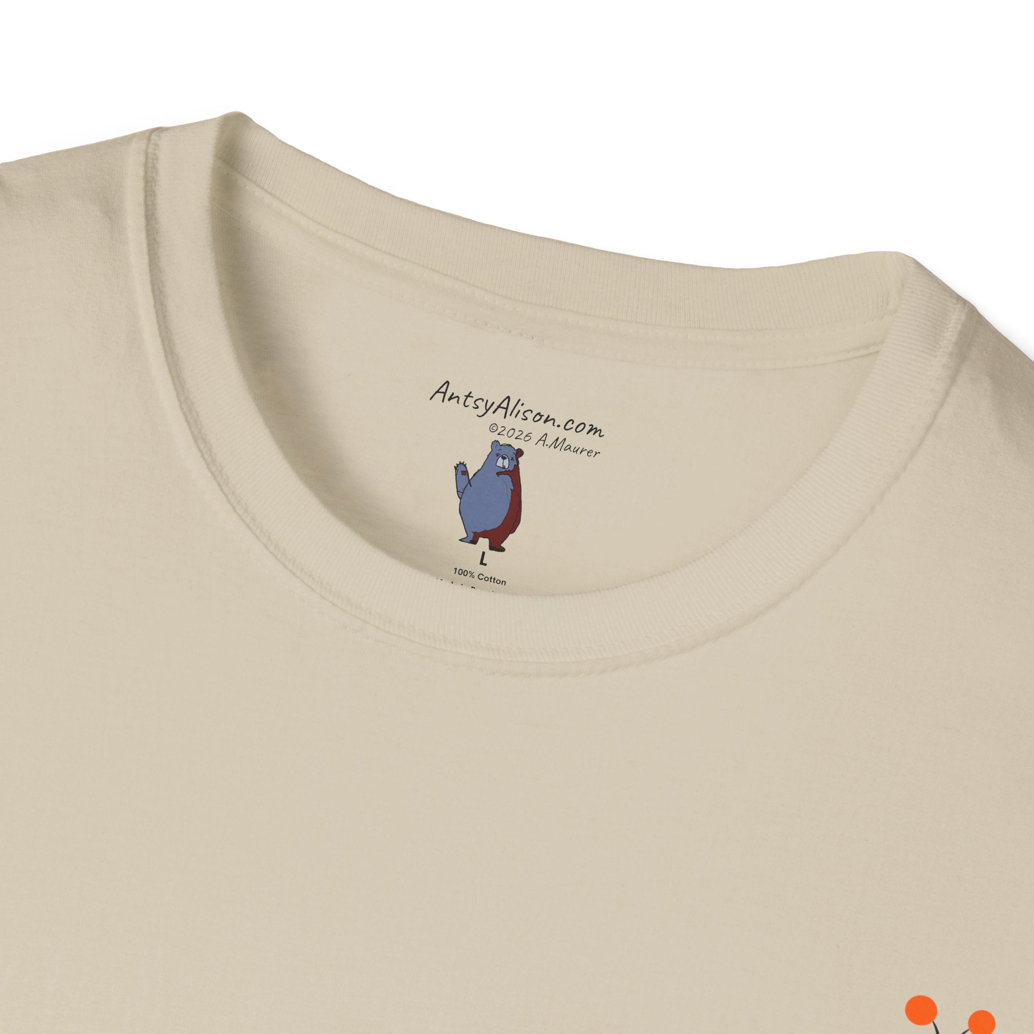 Midwest Modern Pop Icon Red and Orange Caterpillar - 100% Cotton Graphic Tee - animal lovers, insects, bugs, caterpillars, red, orange