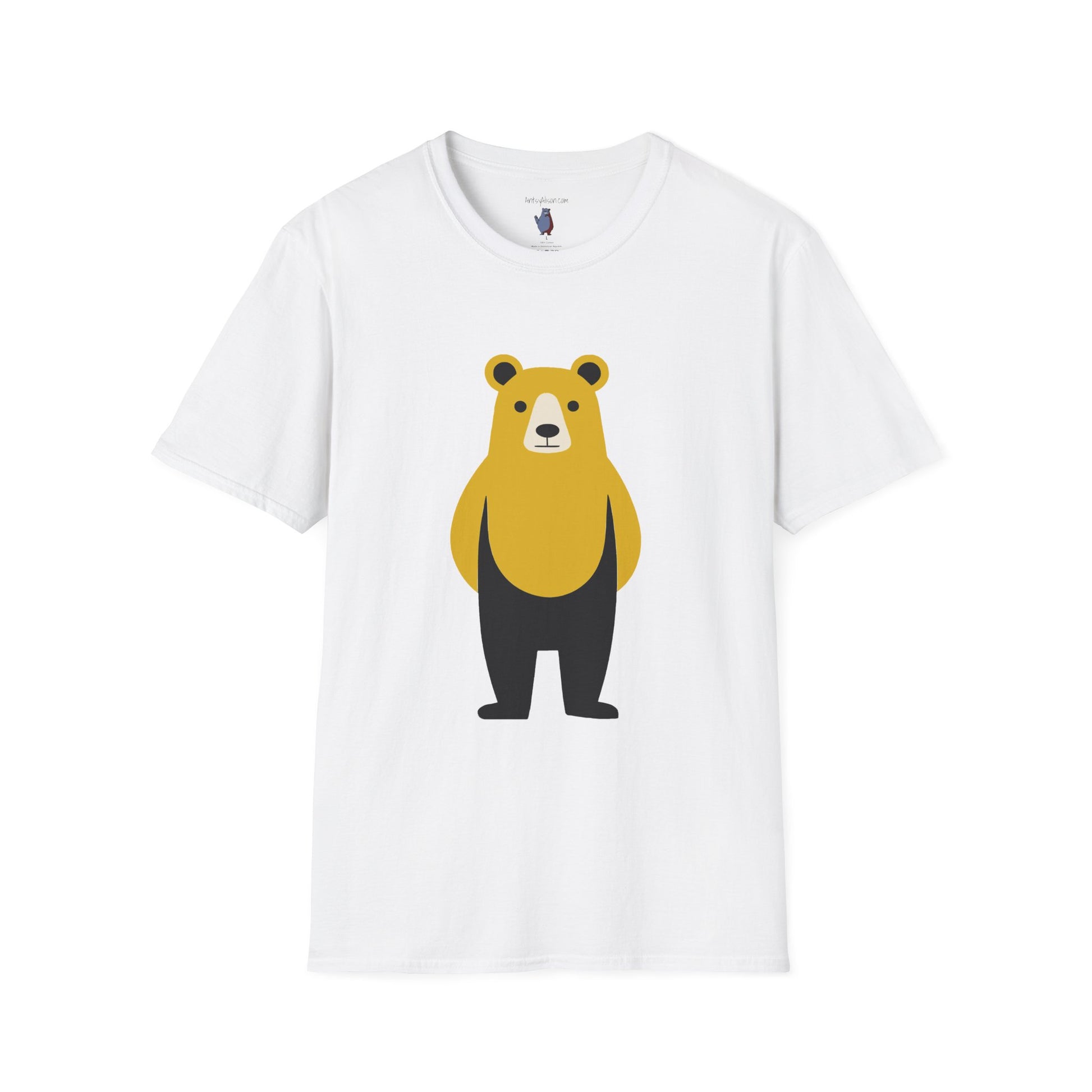 Muscle Bear Graphic Art - 100% Cotton T-Shirt