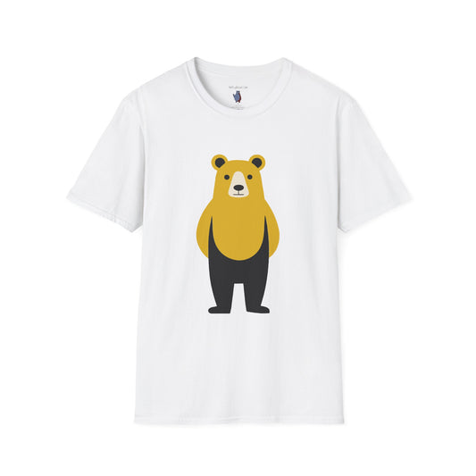 Muscle Bear Graphic Art - 100% Cotton T-Shirt