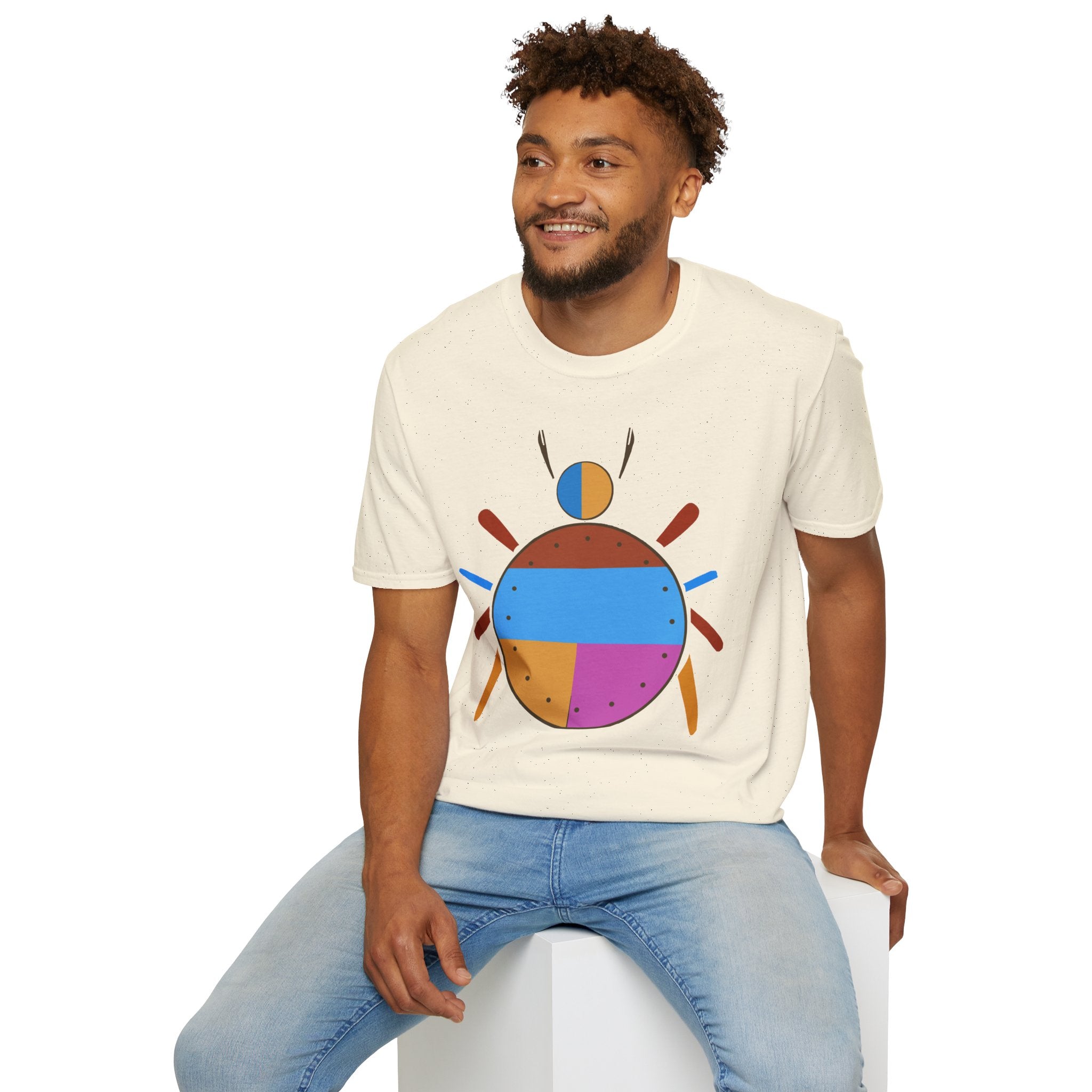 Modern Spider Insect - Unisex Softstyle T-Shirt