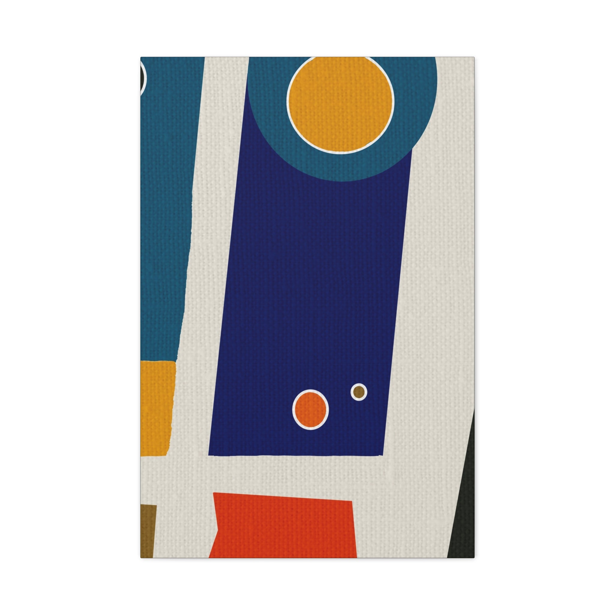 Midwest Modern Abstract Retro Game Sports Board #3 - Matte Canvas, Stretched, 1.25"