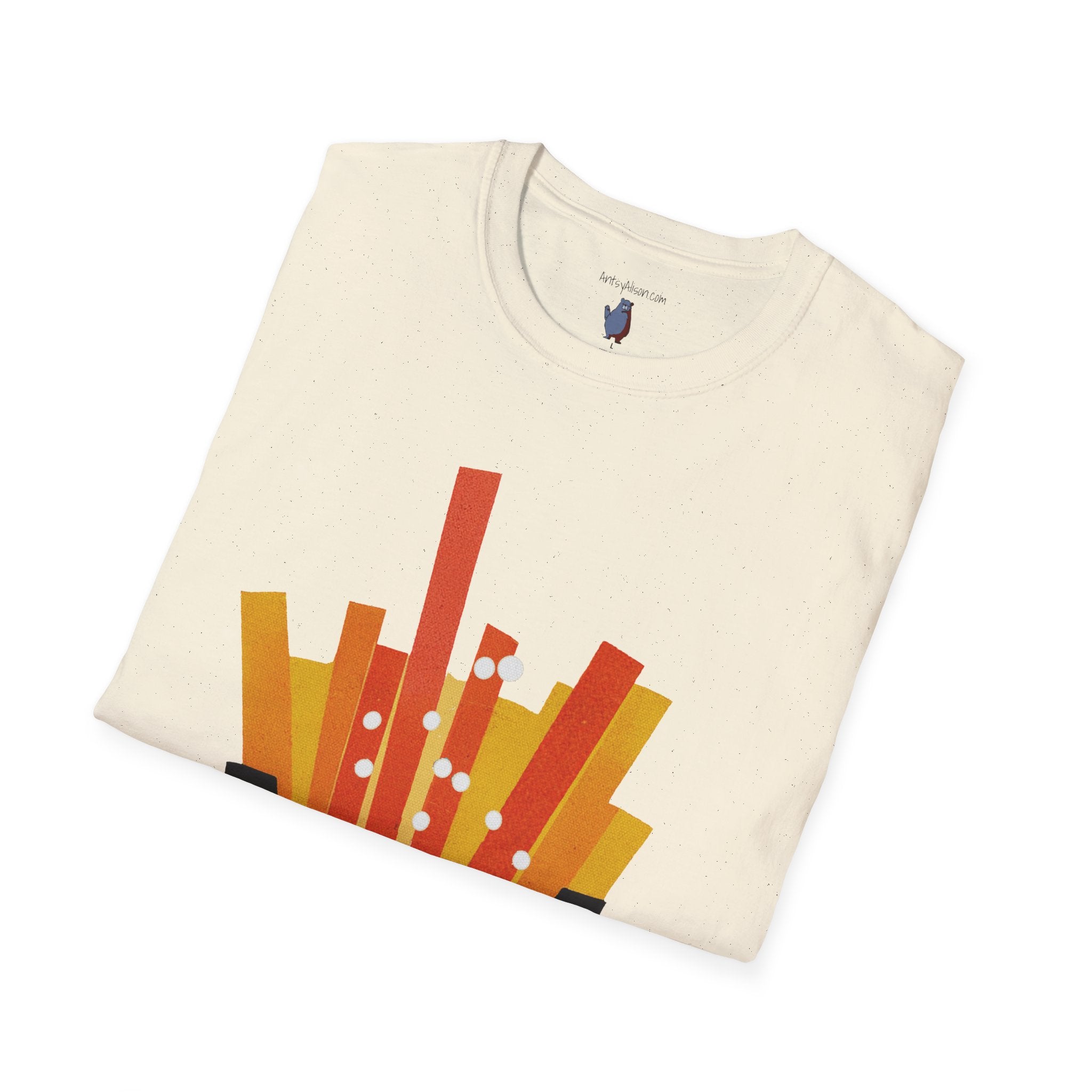 French Fry Fries Graphic Art Tee - 100% Cotton T-Shirt