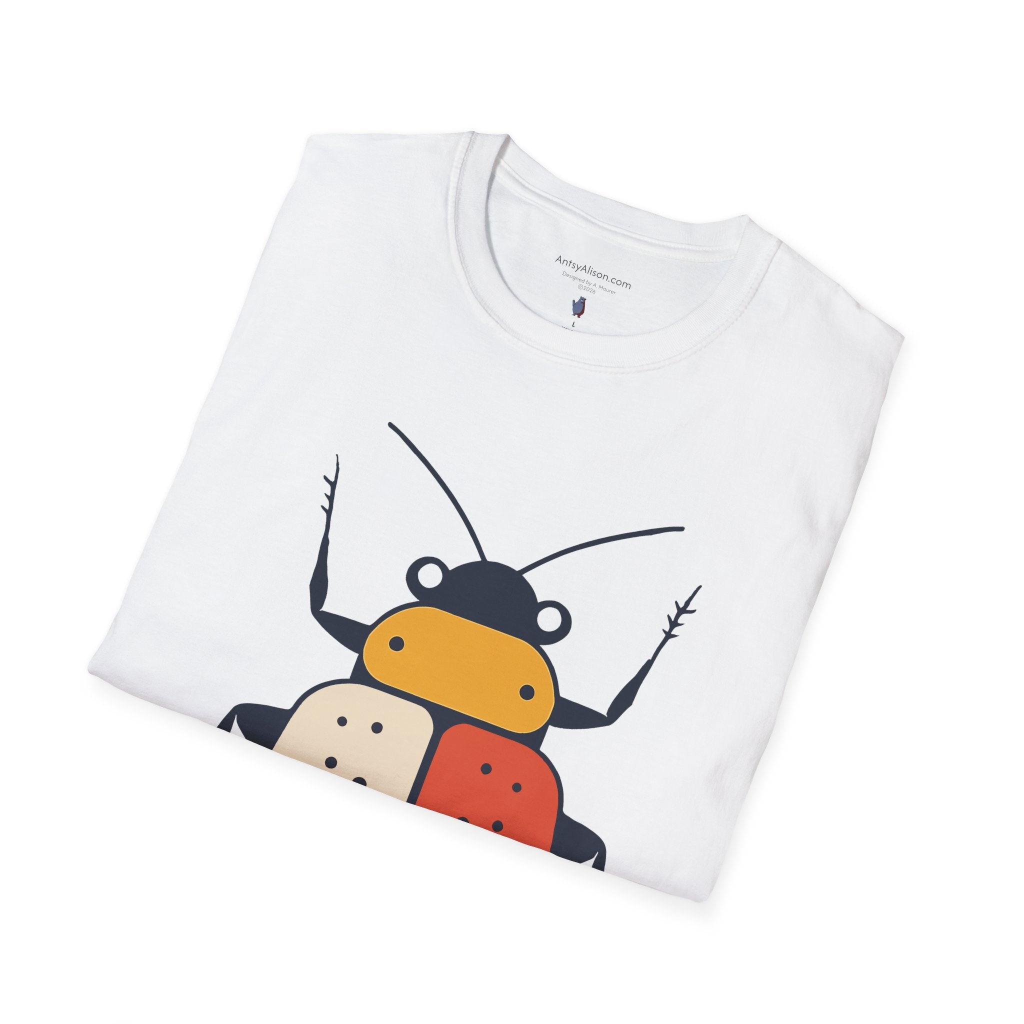Midwest Modern Big Ol' Beetle - Unisex Softstyle T-Shirt