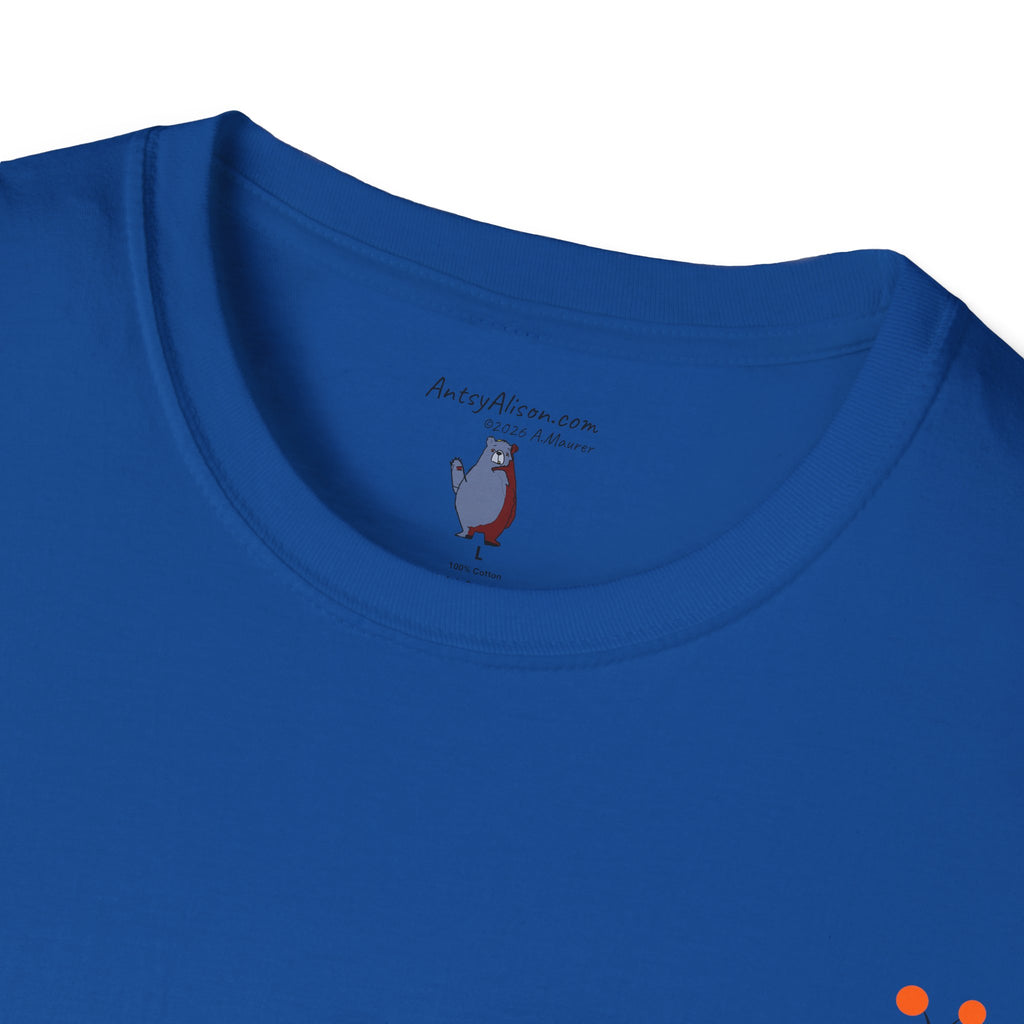 Midwest Modern Pop Icon Red and Orange Caterpillar - 100% Cotton Graphic Tee - animal lovers, insects, bugs, caterpillars, red, orange