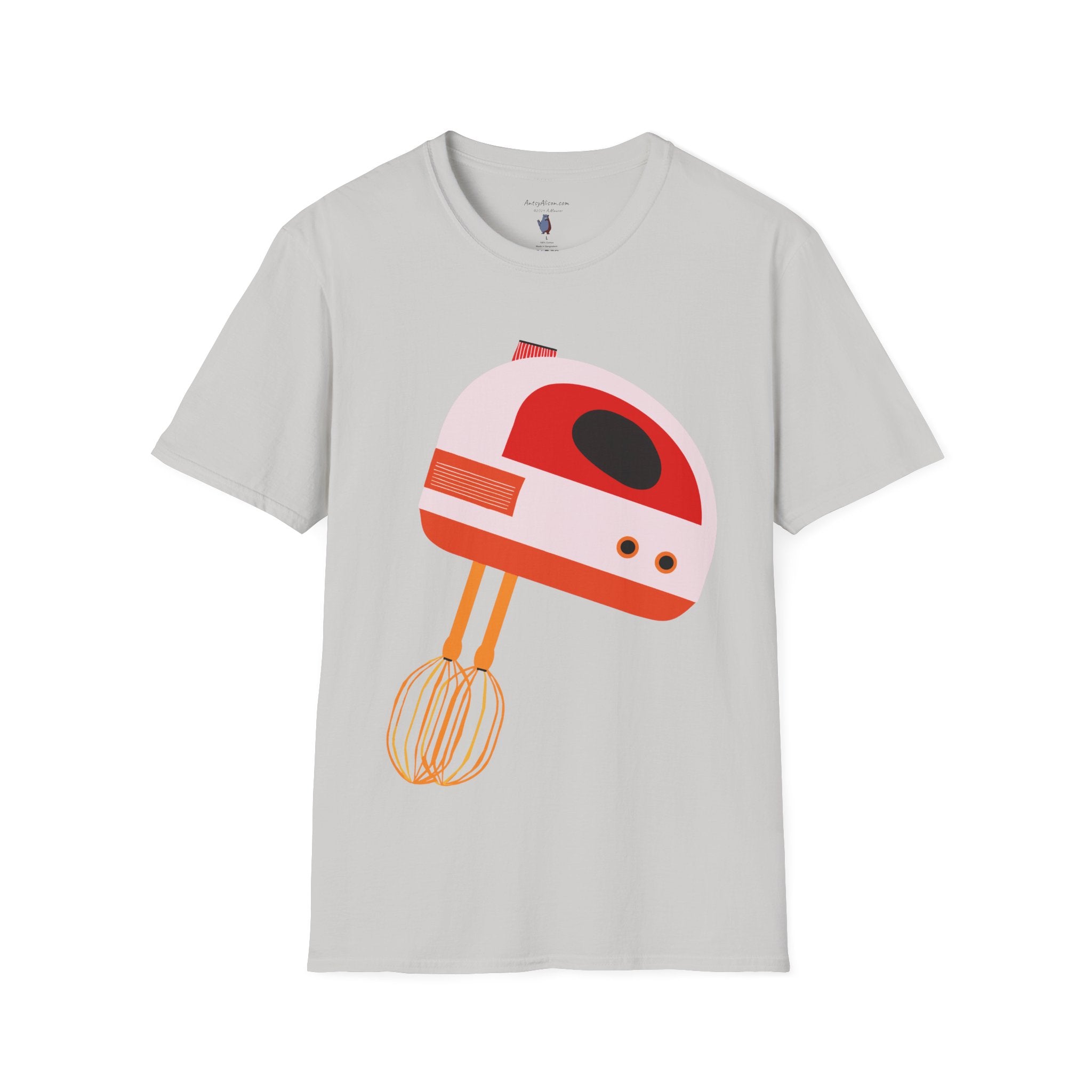 Retro Hand Mixer Blender Graphic T-Shirt