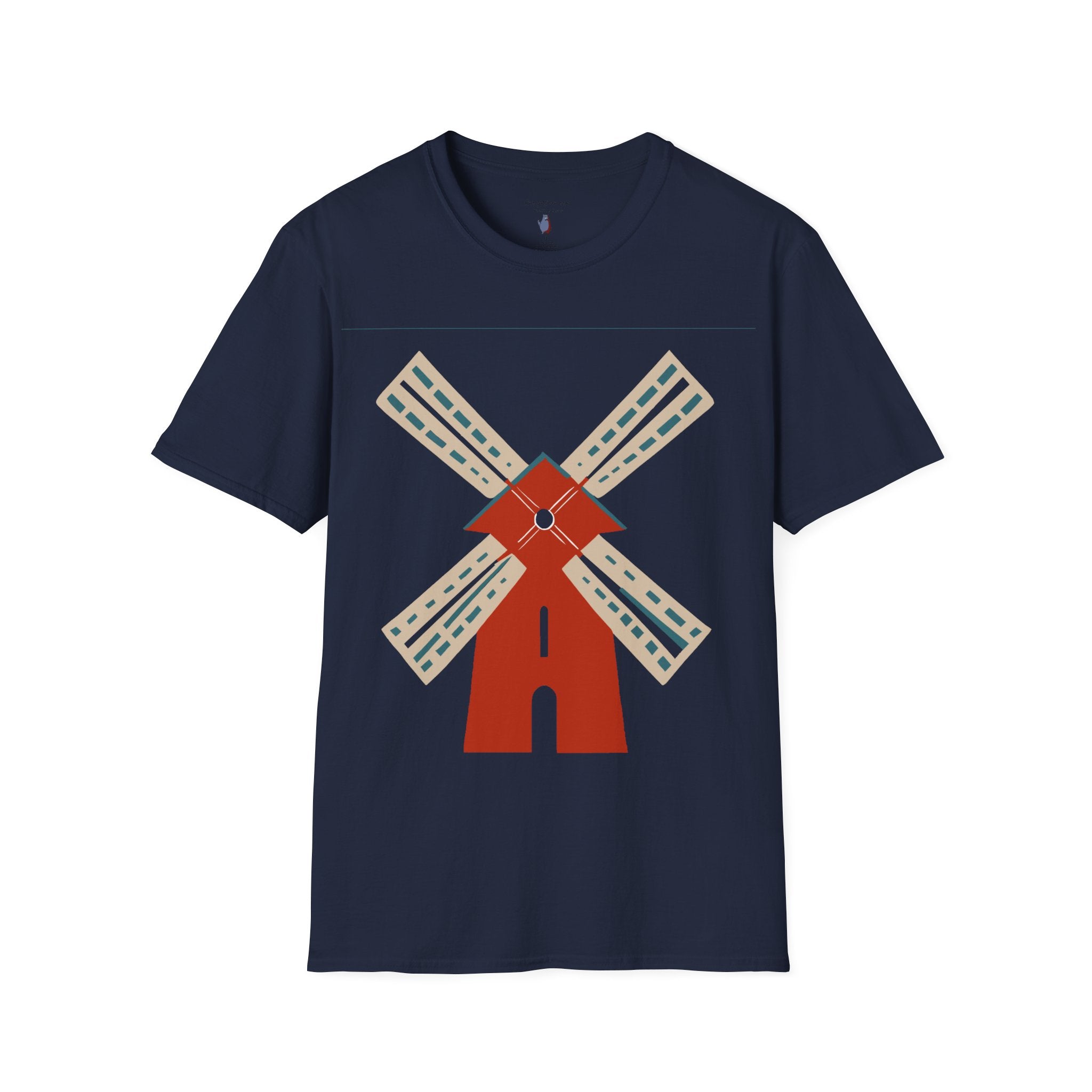 Modern Windmill - Unisex Softstyle Graphic T-Shirt