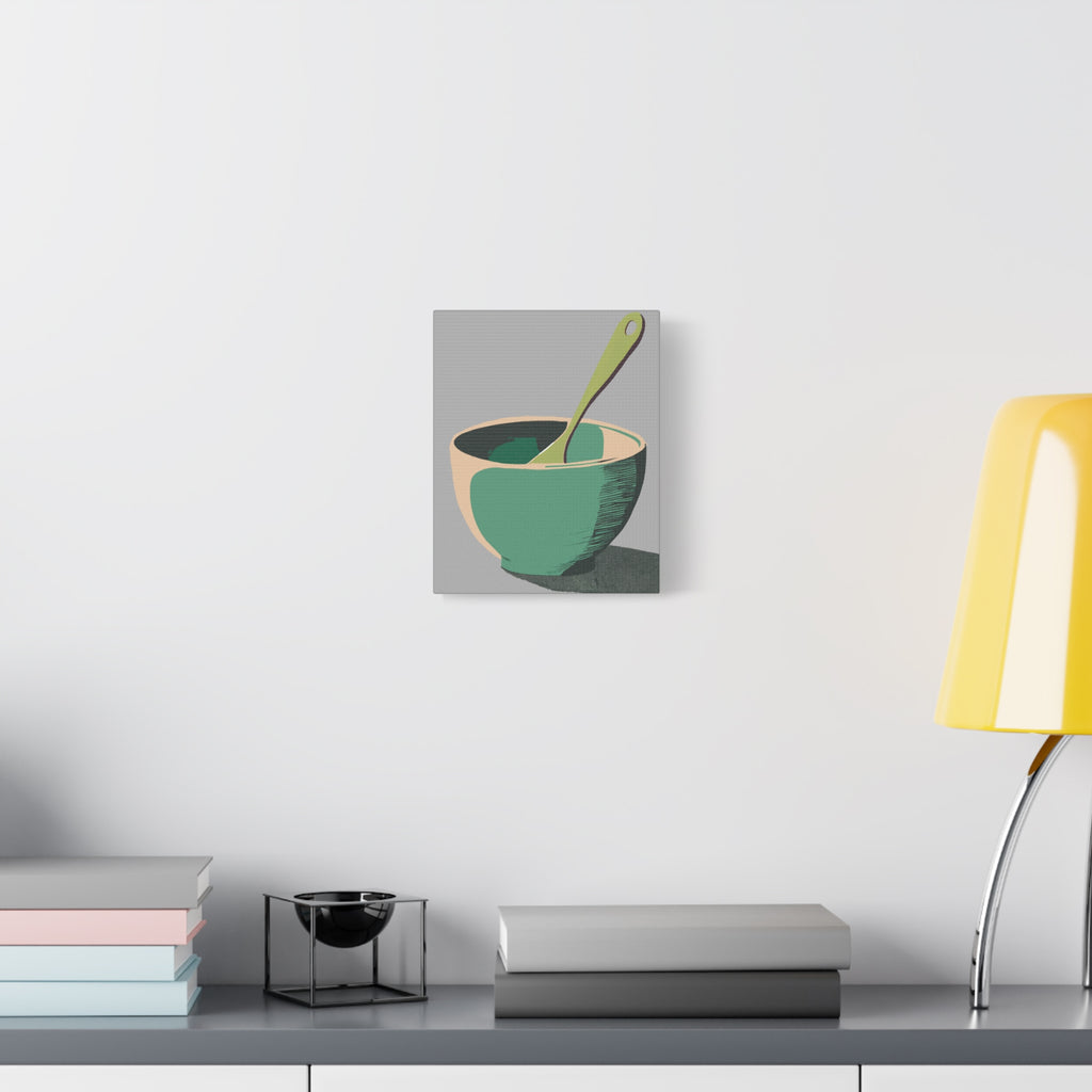 Simple Mixing Bowl Art Print Matte Canvas, Stretched, 1.25"