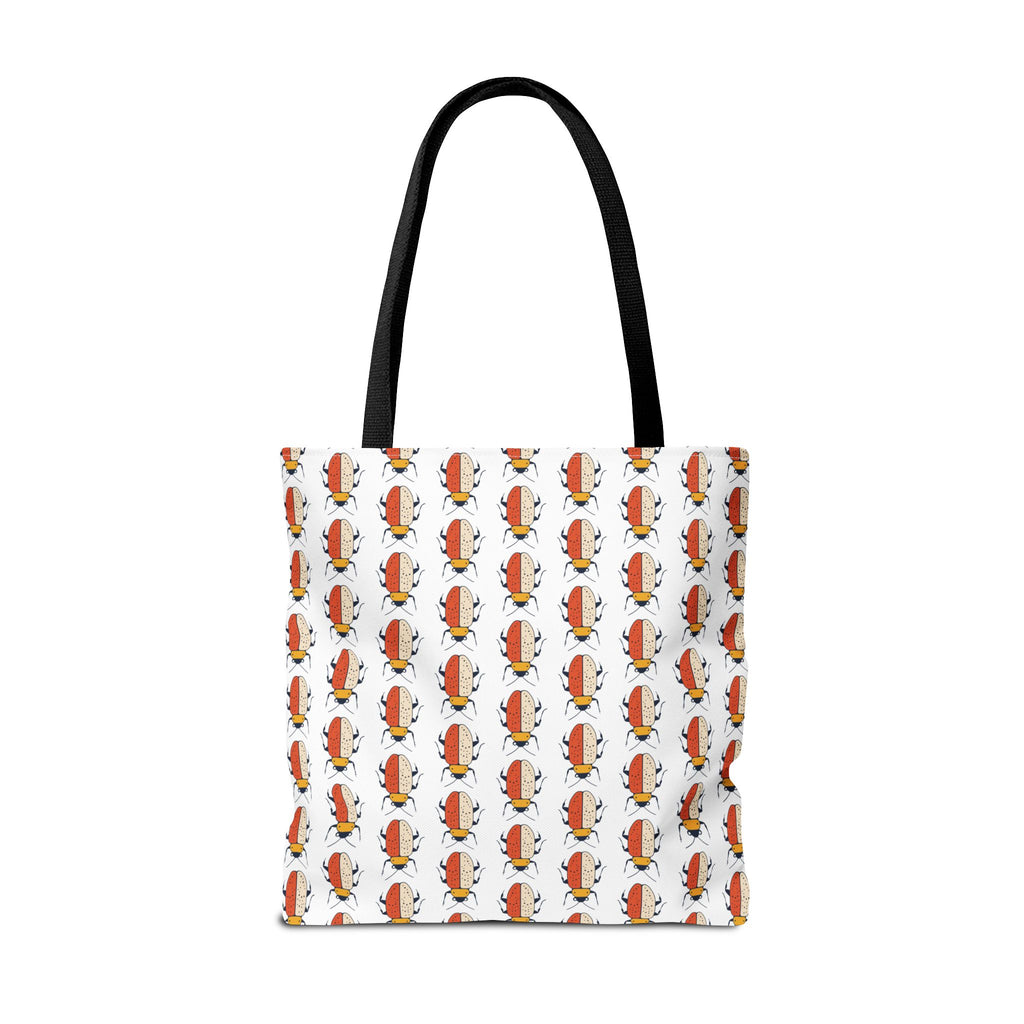 Midwest Mod Colorful Beetle Tote Bag, Eco-Friendly Shopping Bag, Beach Tote, Gift for Nature Lovers, Summer Accessory, Lightweight Carryall