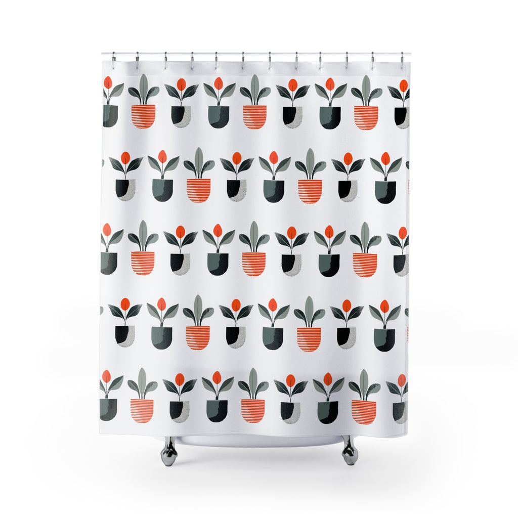 Houseplants LOVE Shower Curtain