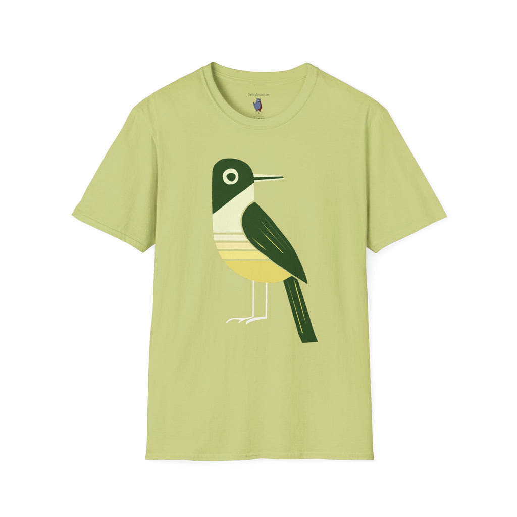 Mr. GreenJeans Bird Graphic Art Tee - 100% Cotton T-Shirt