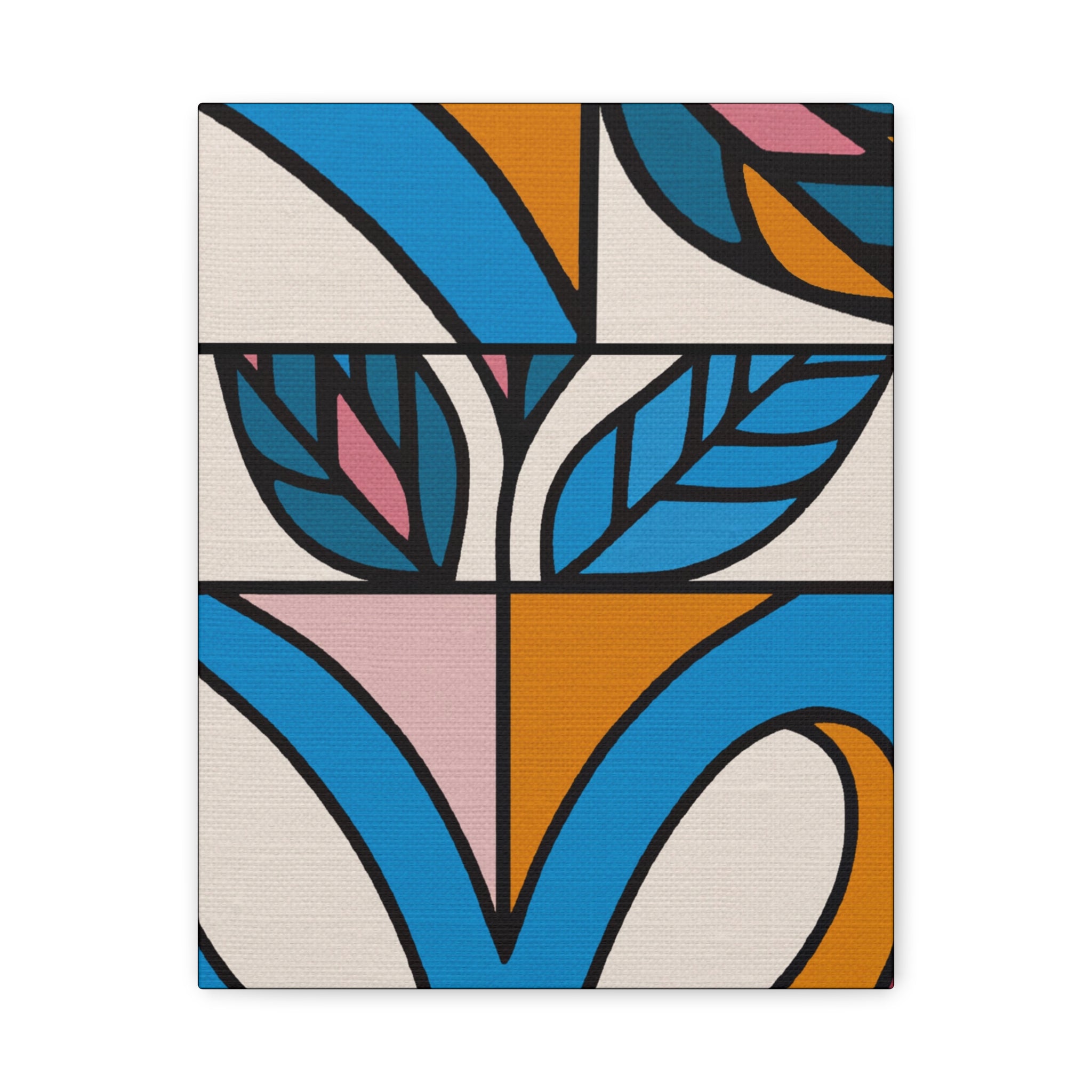 Midwest Modern Abstract Spring Print - Matte Canvas, Stretched, 1.25" -  home decor, wall art, abstract, spring