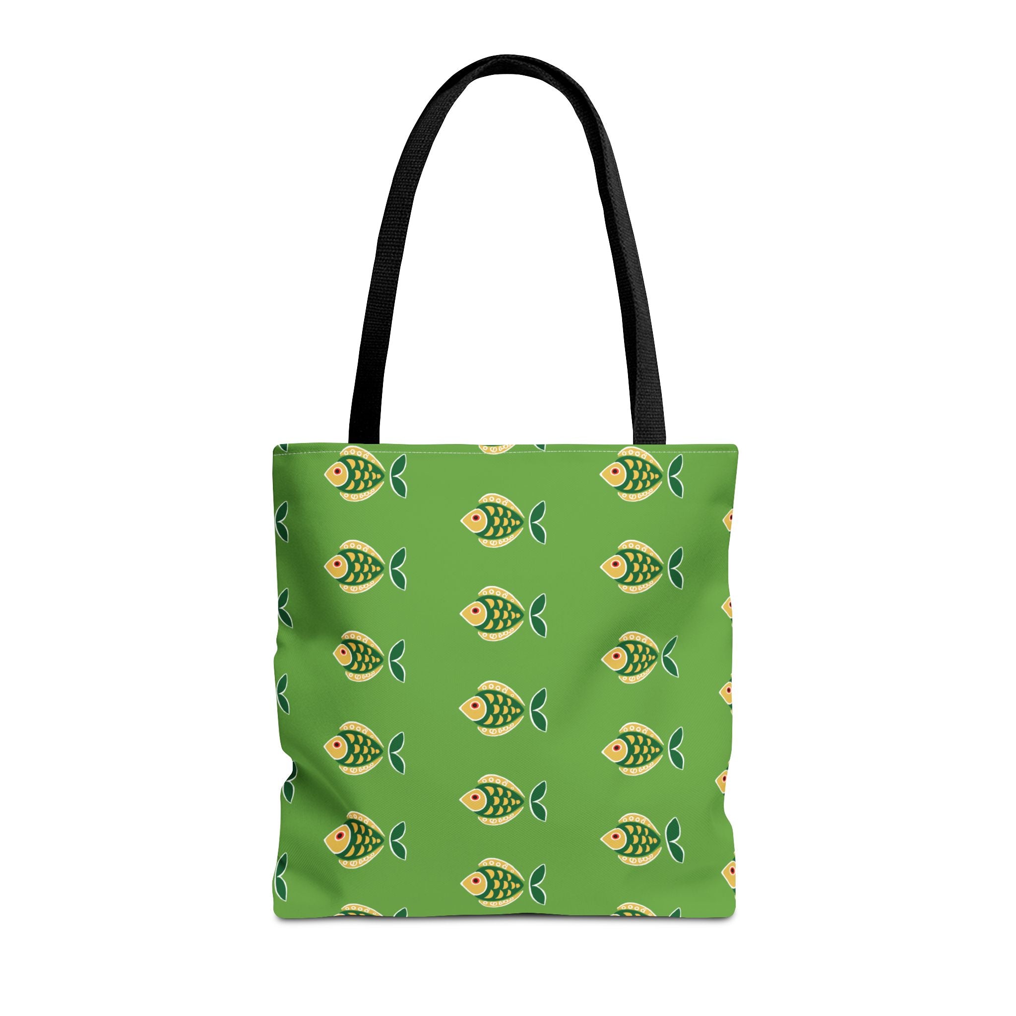 Midwest Mod Green Fish Tote Bag, Eco-Friendly Shopping Bag, Beach Tote, Gift for Nature Lovers, Summer Accessory, Lightweight Carryall