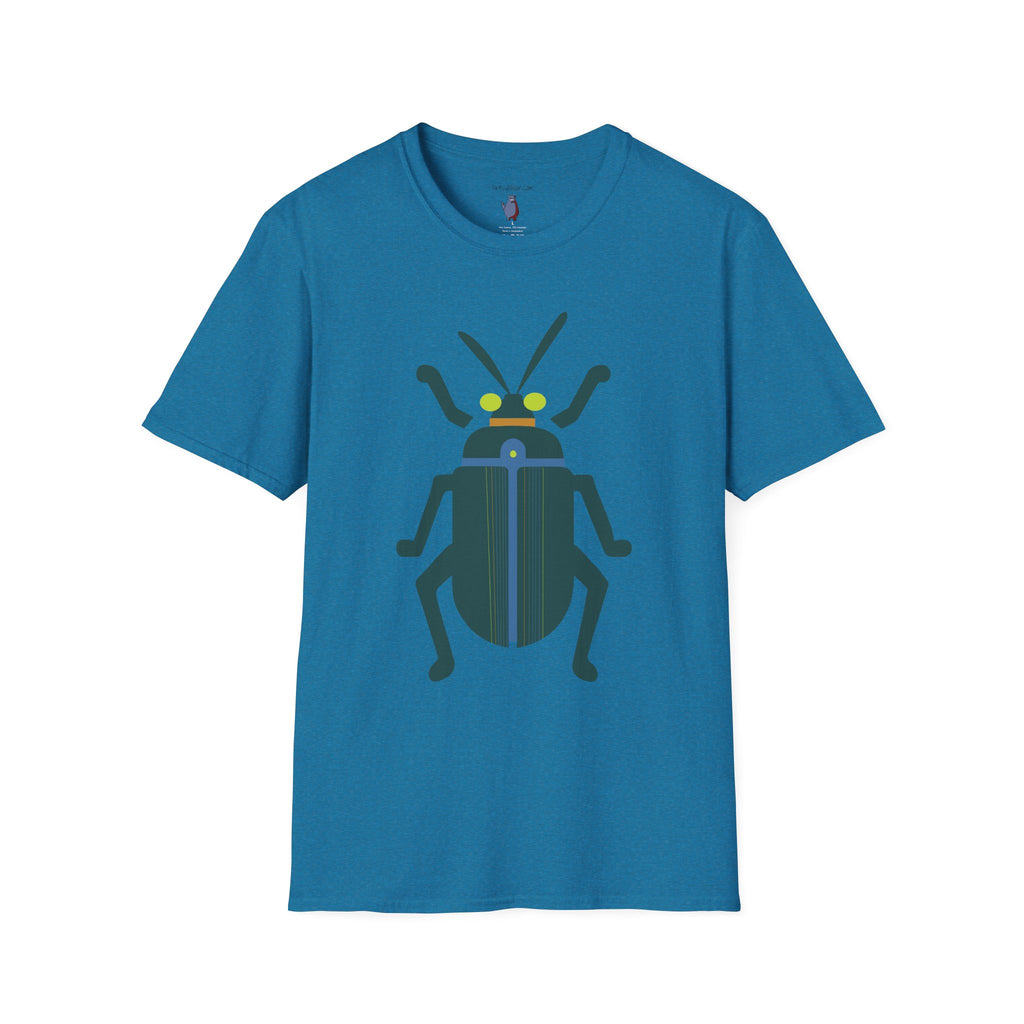 Midwest Modern Beetle Number Four Graphic Art Tee - 100% Cotton T-Shirt