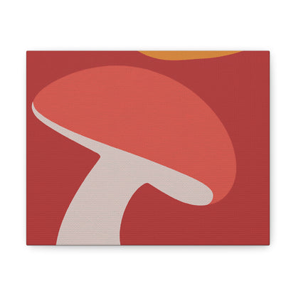 Canvas Art Print - Mod Mushroom Pop Art