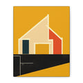 Midwest Modern Abstract MCM Inspired House Home Art - Matte Canvas, Stretched, 1.25" -  home decor, wall art, mid-century, mod, mcm
