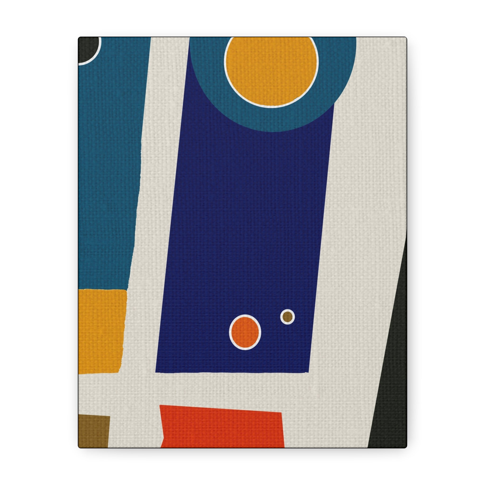Midwest Modern Abstract Retro Game Sports Board #3 - Matte Canvas, Stretched, 1.25"