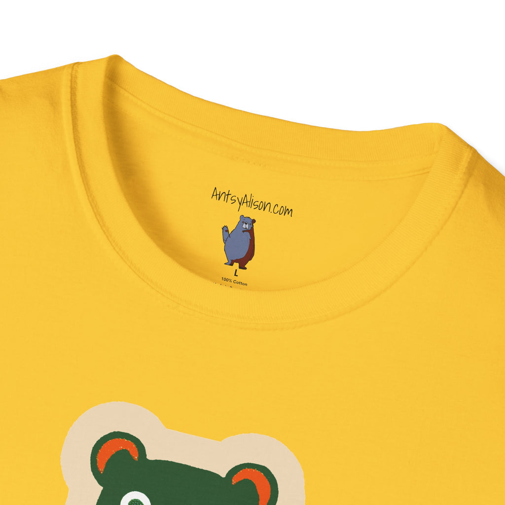 Mod Gumball Bear Graphic Art Tee - 100% Cotton T-Shirt
