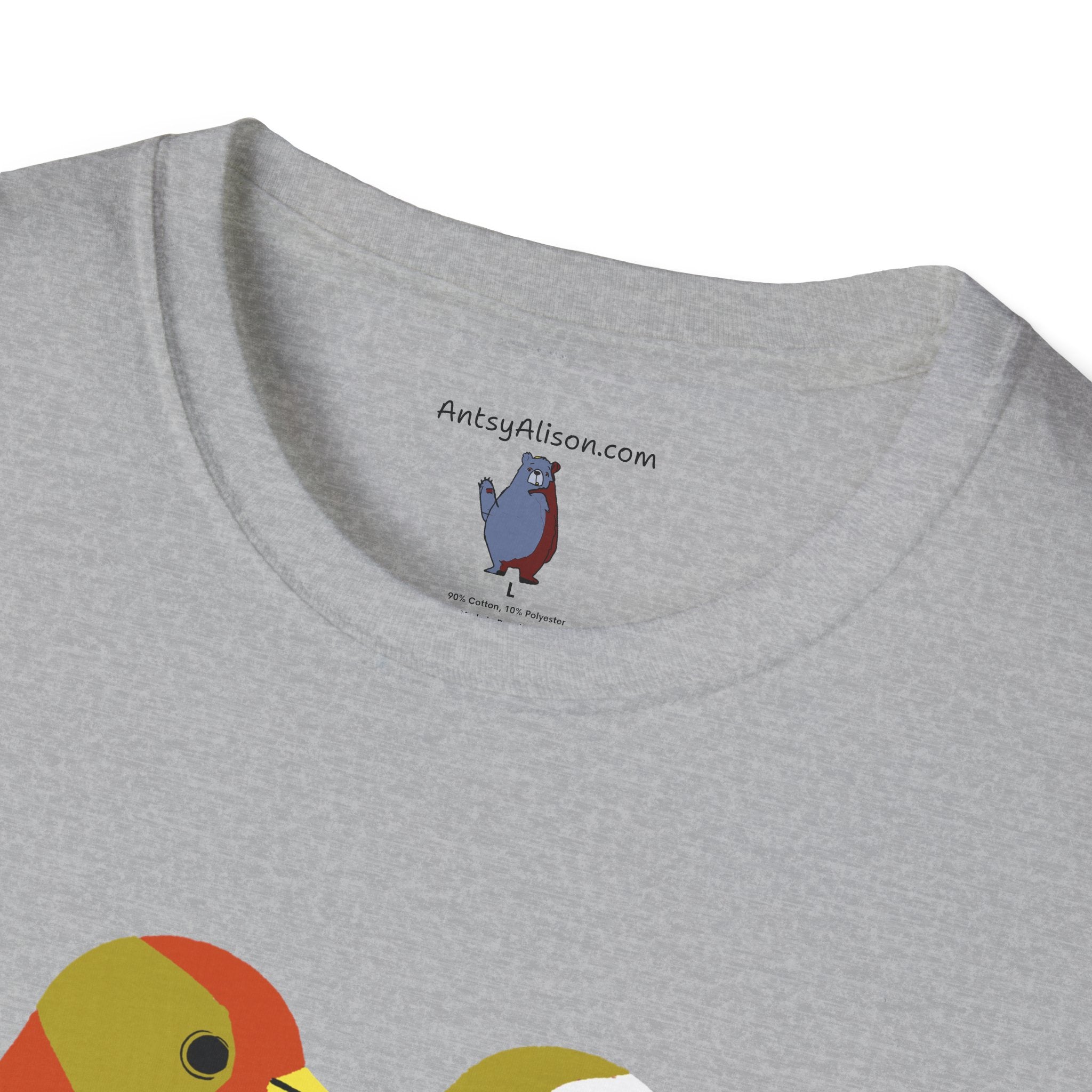 Modern Lovebirds - Unisex Softstyle T-Shirt 100% Cotton