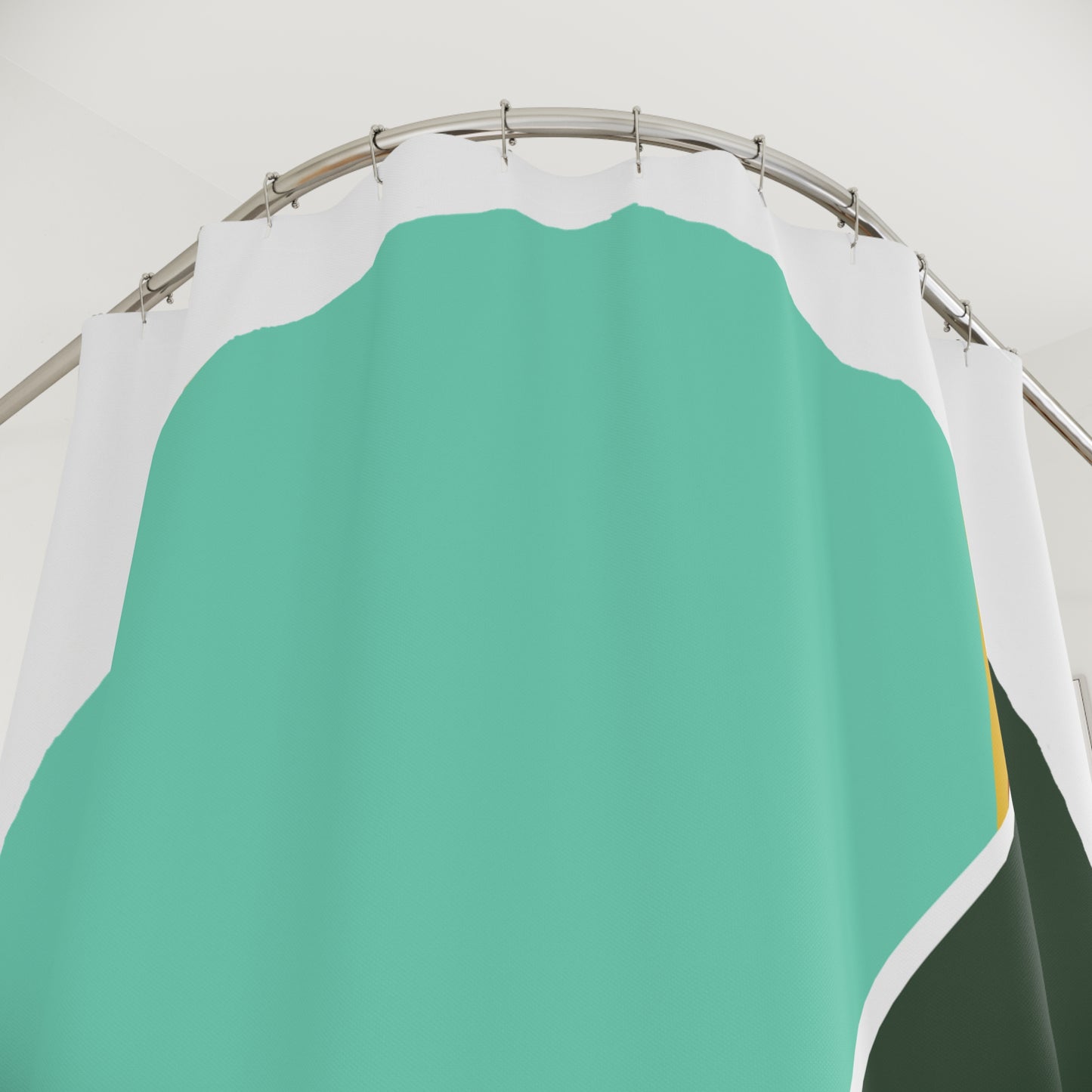 Big Modern Puff Tree Shower Curtain