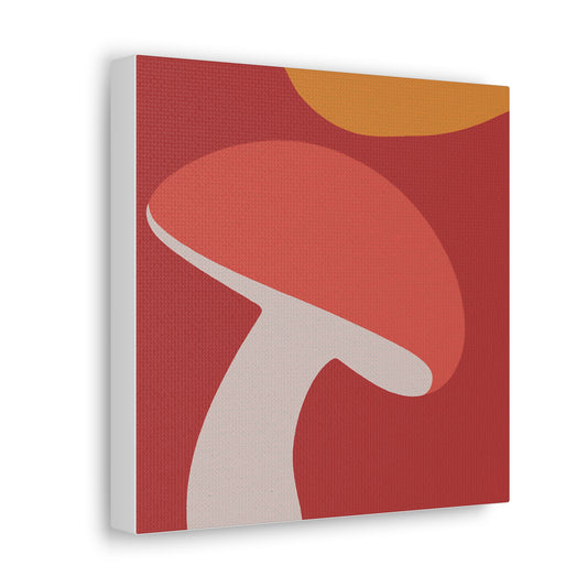 Canvas Art Print - Mod Mushroom Pop Art