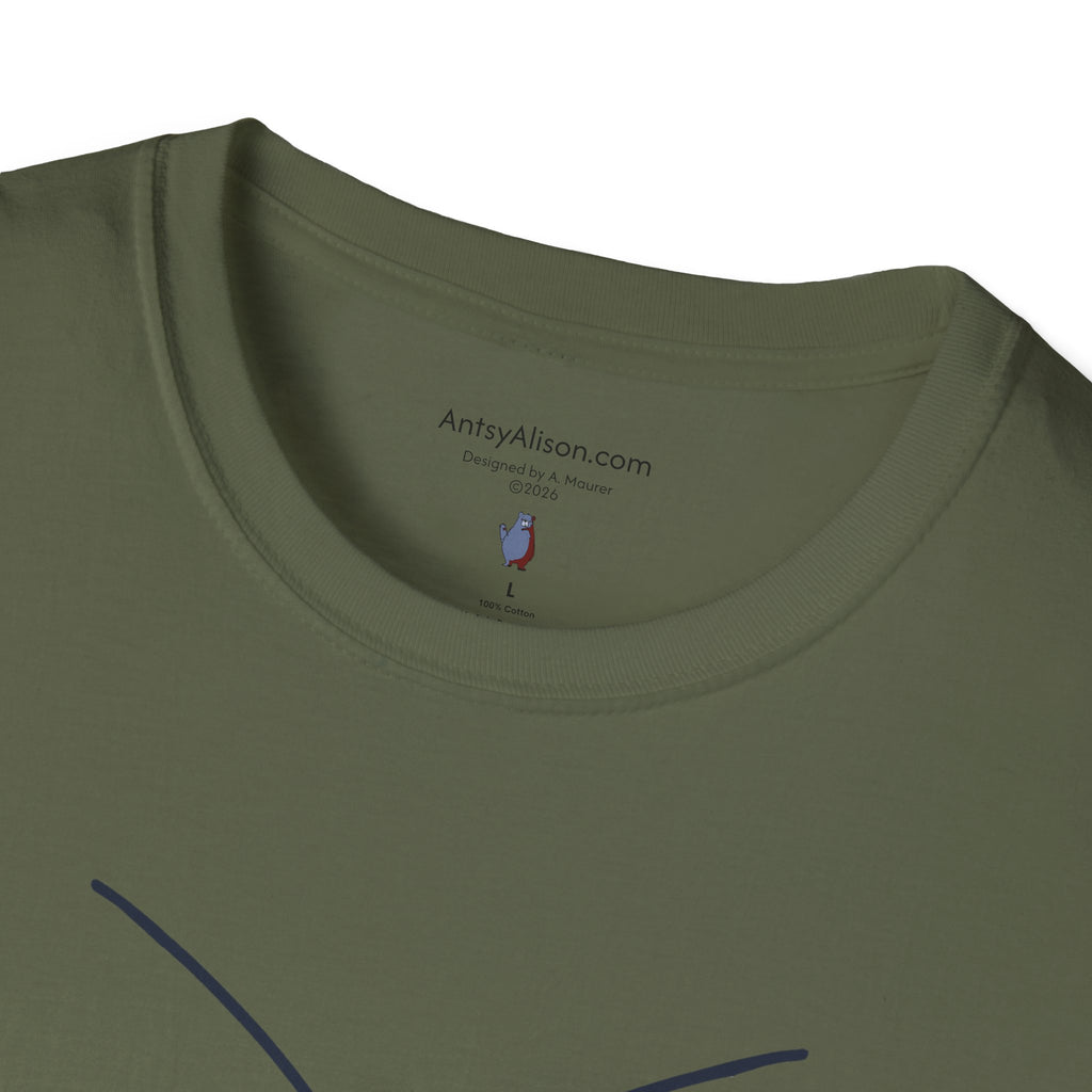 Midwest Modern Big Ol' Beetle - Unisex Softstyle T-Shirt