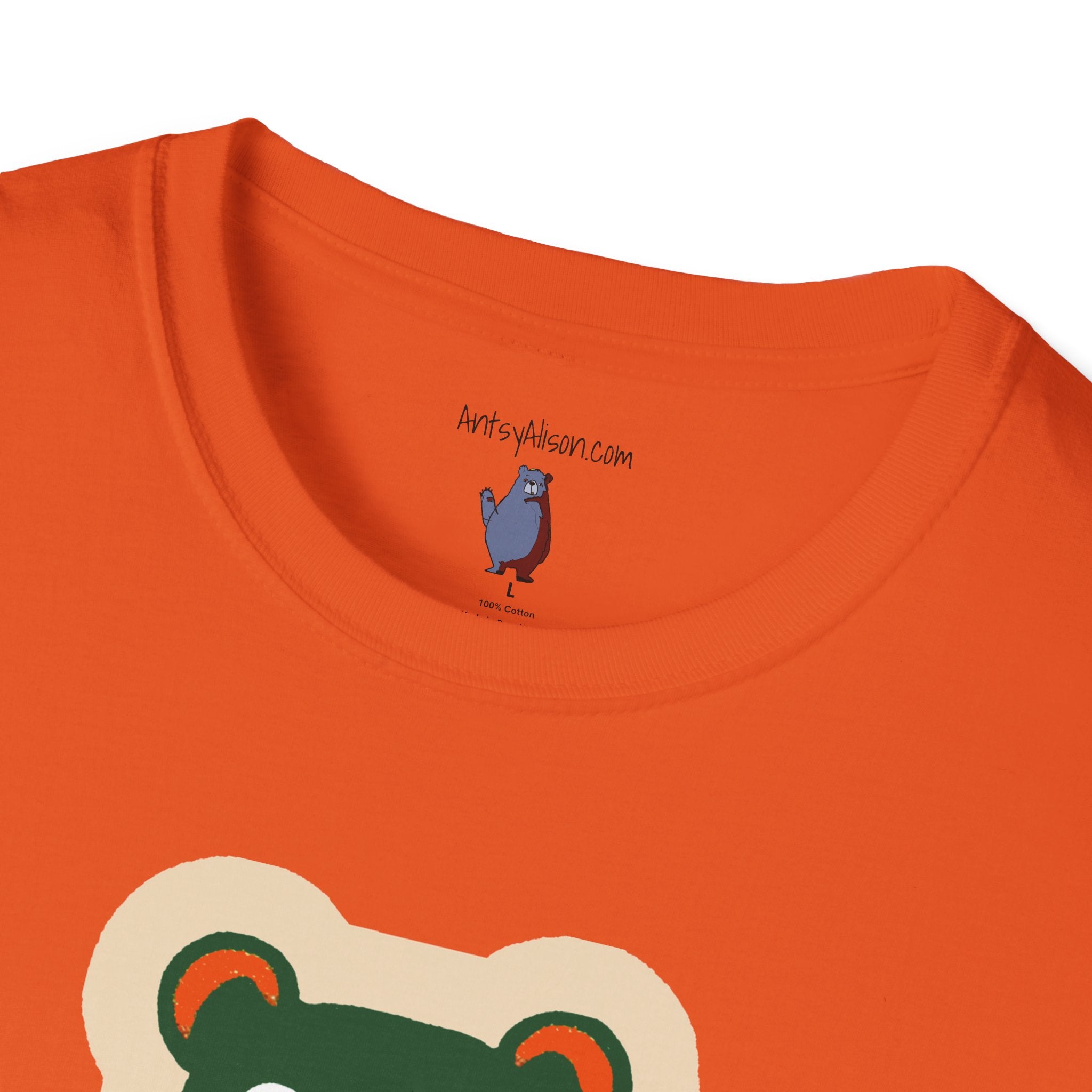 Mod Gumball Bear Graphic Art Tee - 100% Cotton T-Shirt