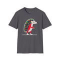 Midwest Modern Pop Icon Cutest Little Hedgehog - 100% Cotton Graphic Tee - animal lovers, cute, hedgehog, red