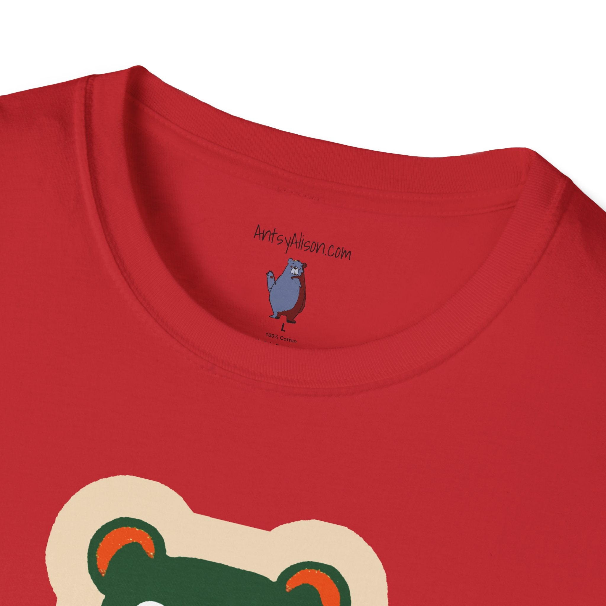 Mod Gumball Bear Graphic Art Tee - 100% Cotton T-Shirt