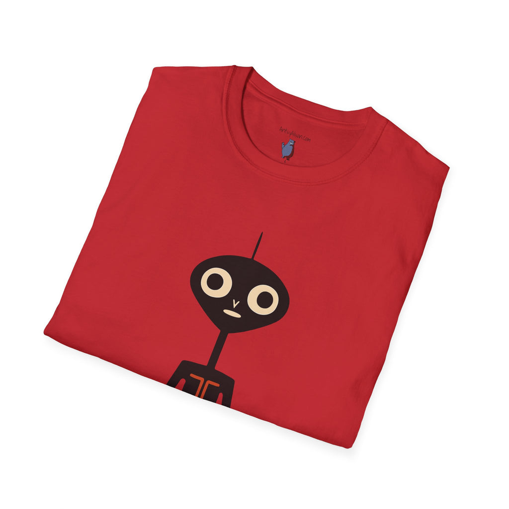 Midwest Modern UAP Alien Number One Graphic Art Tee - 100% Cotton T-Shirt