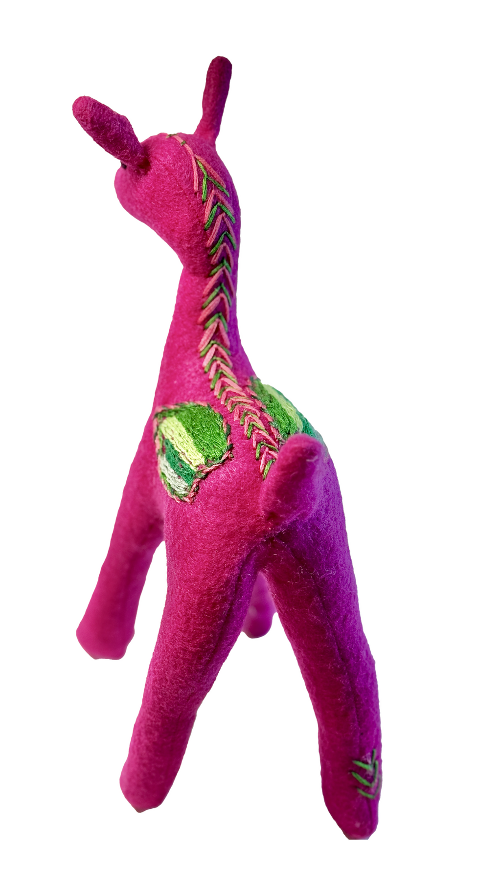One of Kind Deer Soft Textile Art Plush Home Decor