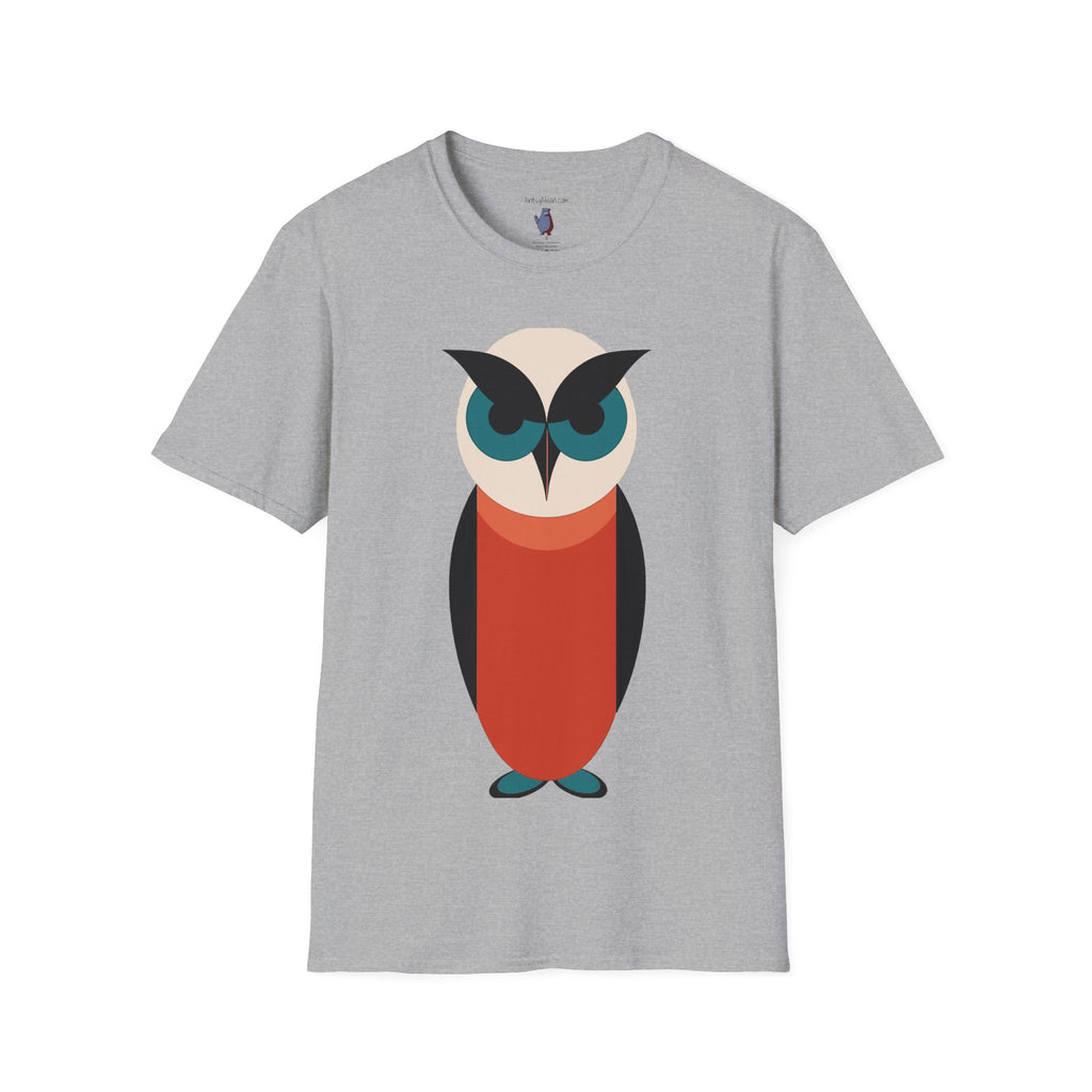 Schoolhouse Owl Graphic Art - 100% Cotton T-Shirt
