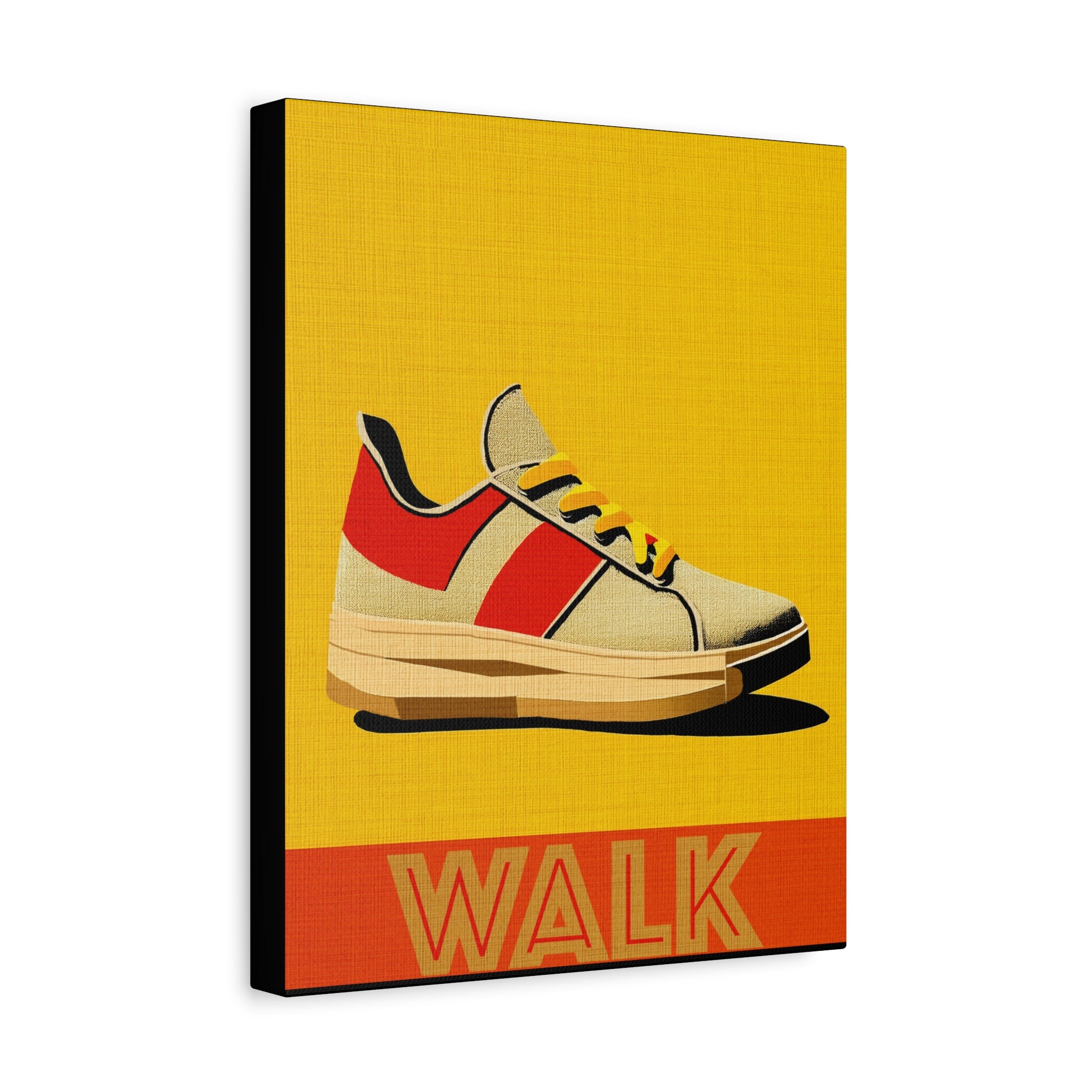 Midwest Modern WALK Walking Activity Art Print - Matte Canvas, Stretched, 1.25"