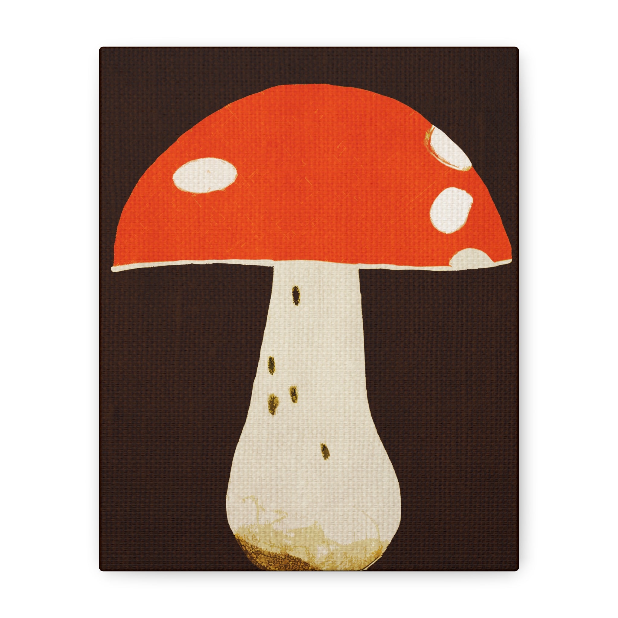 Midwest Modern Mushroom Forage Print - Spring is Coming - Matte Canvas, Stretched, 1.25"