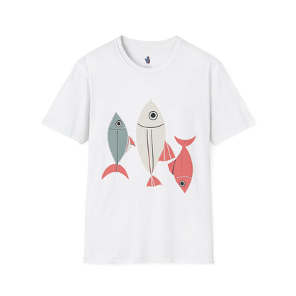 School of Mod Fish - 100% Cotton T-Shirt