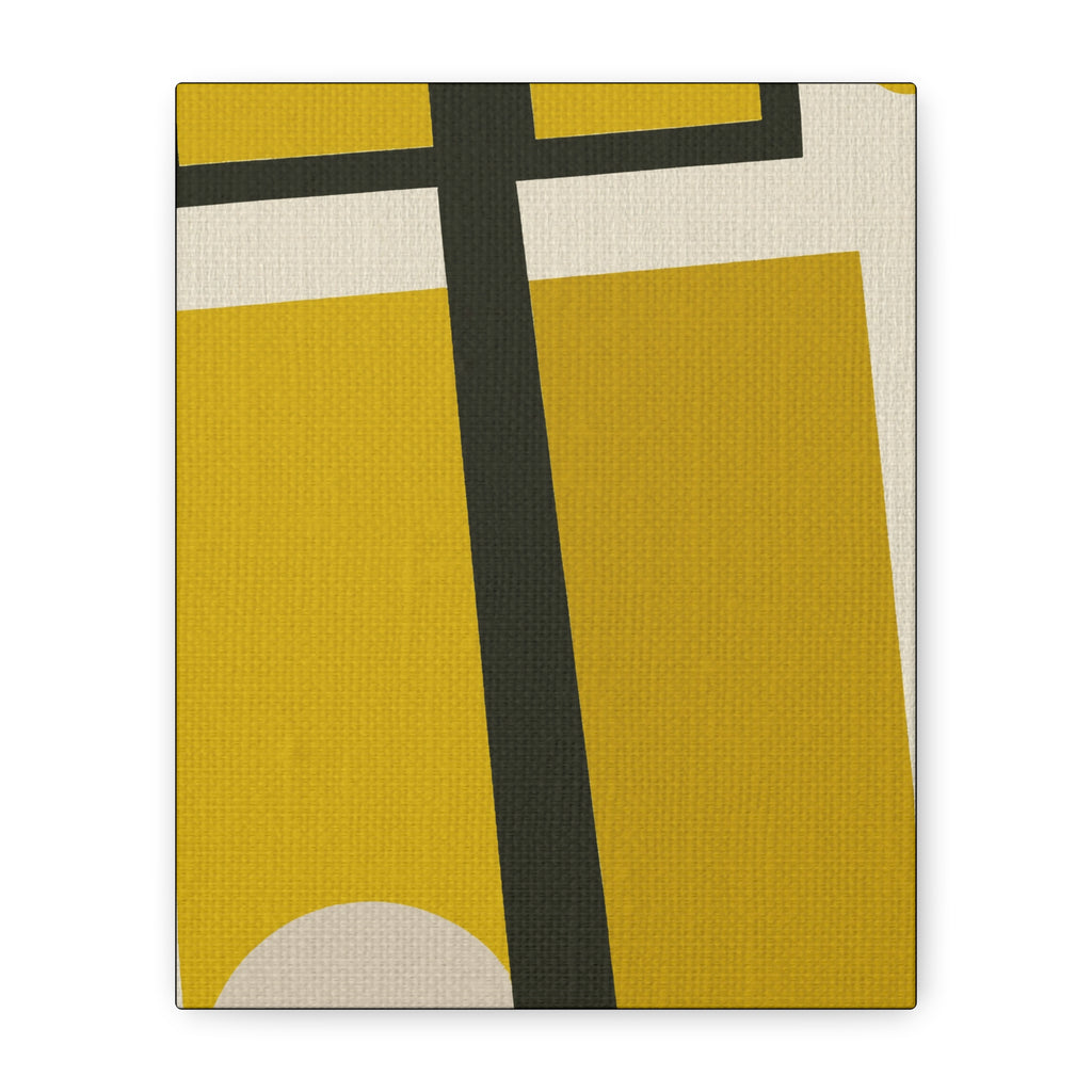 Midwest Modern Abstract Retro Game Sports Board #5 - Matte Canvas, Stretched, 1.25"