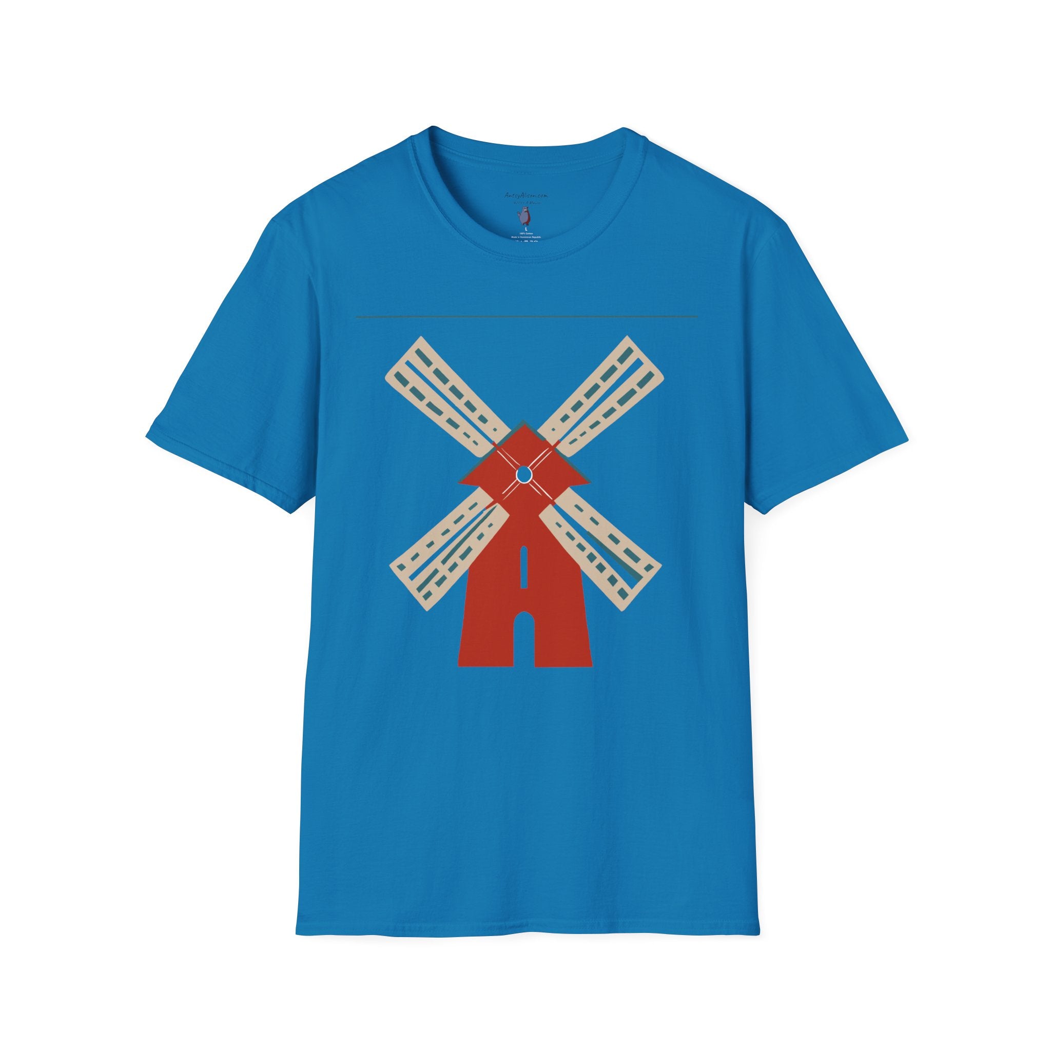 Modern Windmill - Unisex Softstyle Graphic T-Shirt